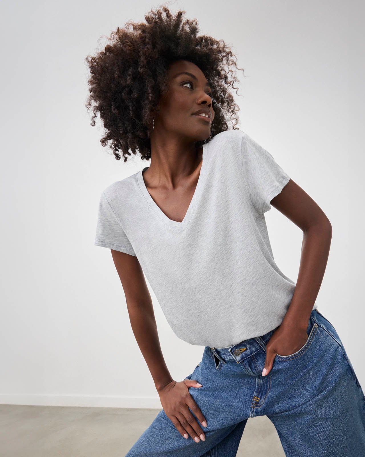 Kate V-Neck Tee - Image 30