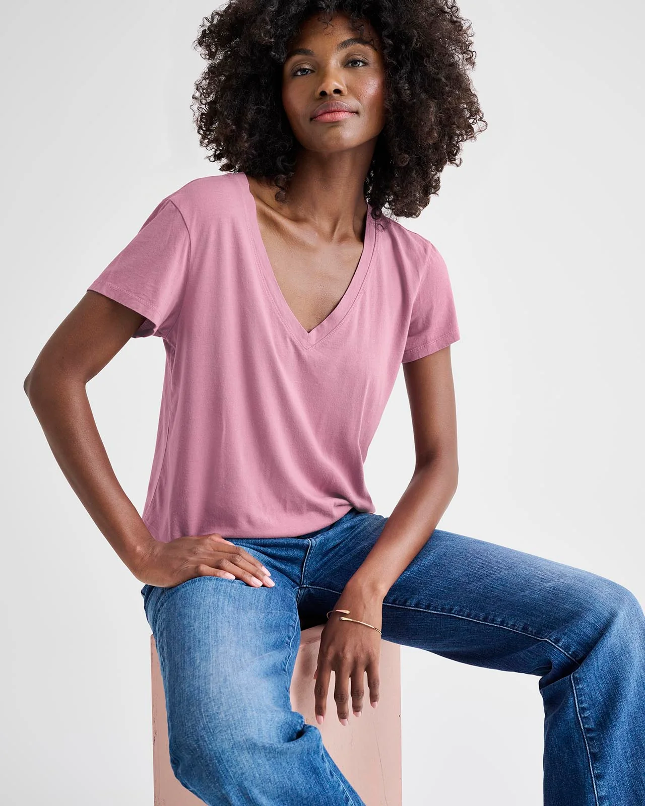 Kate V-Neck Tee - Image 31