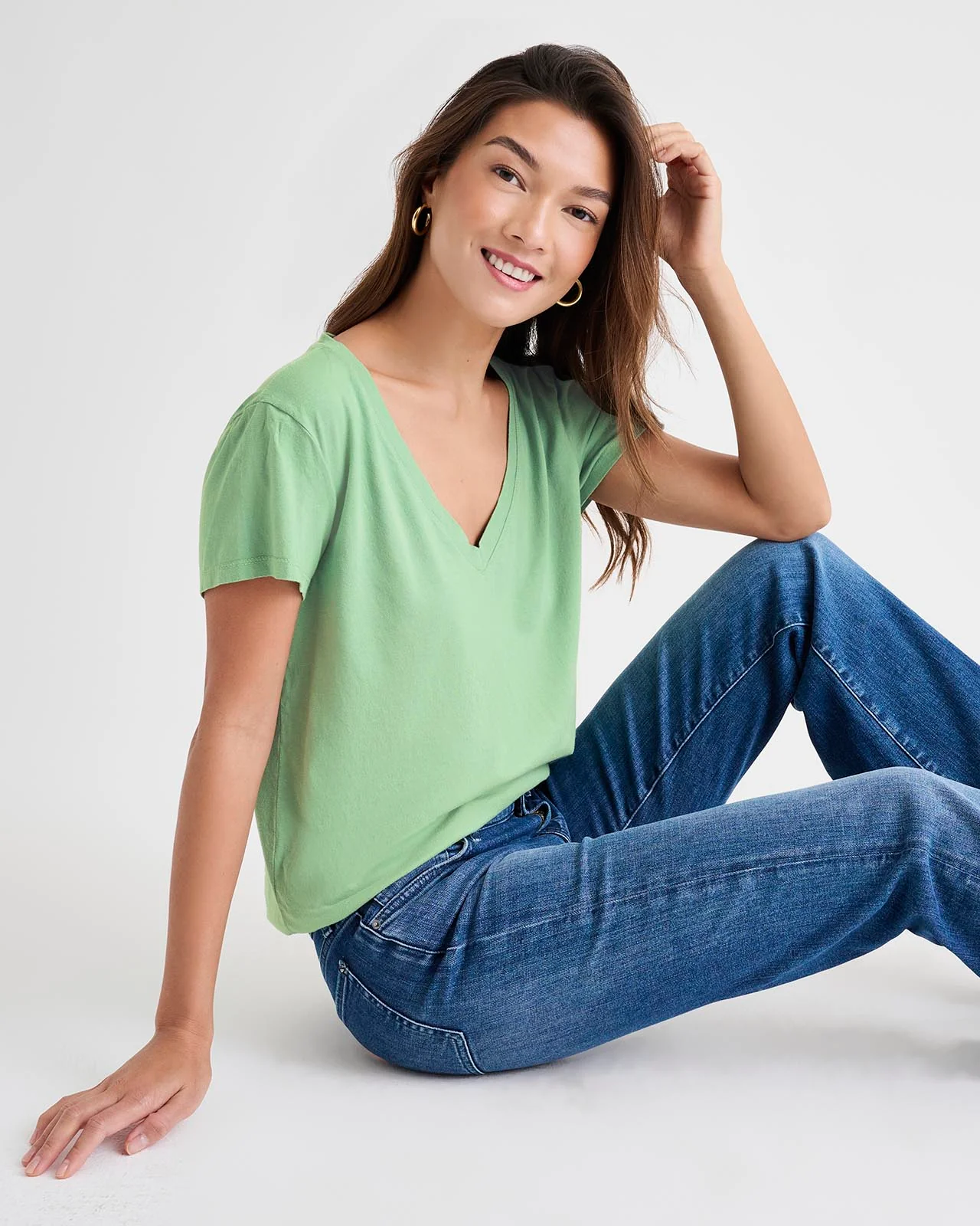 Kate V-Neck Tee - Image 37
