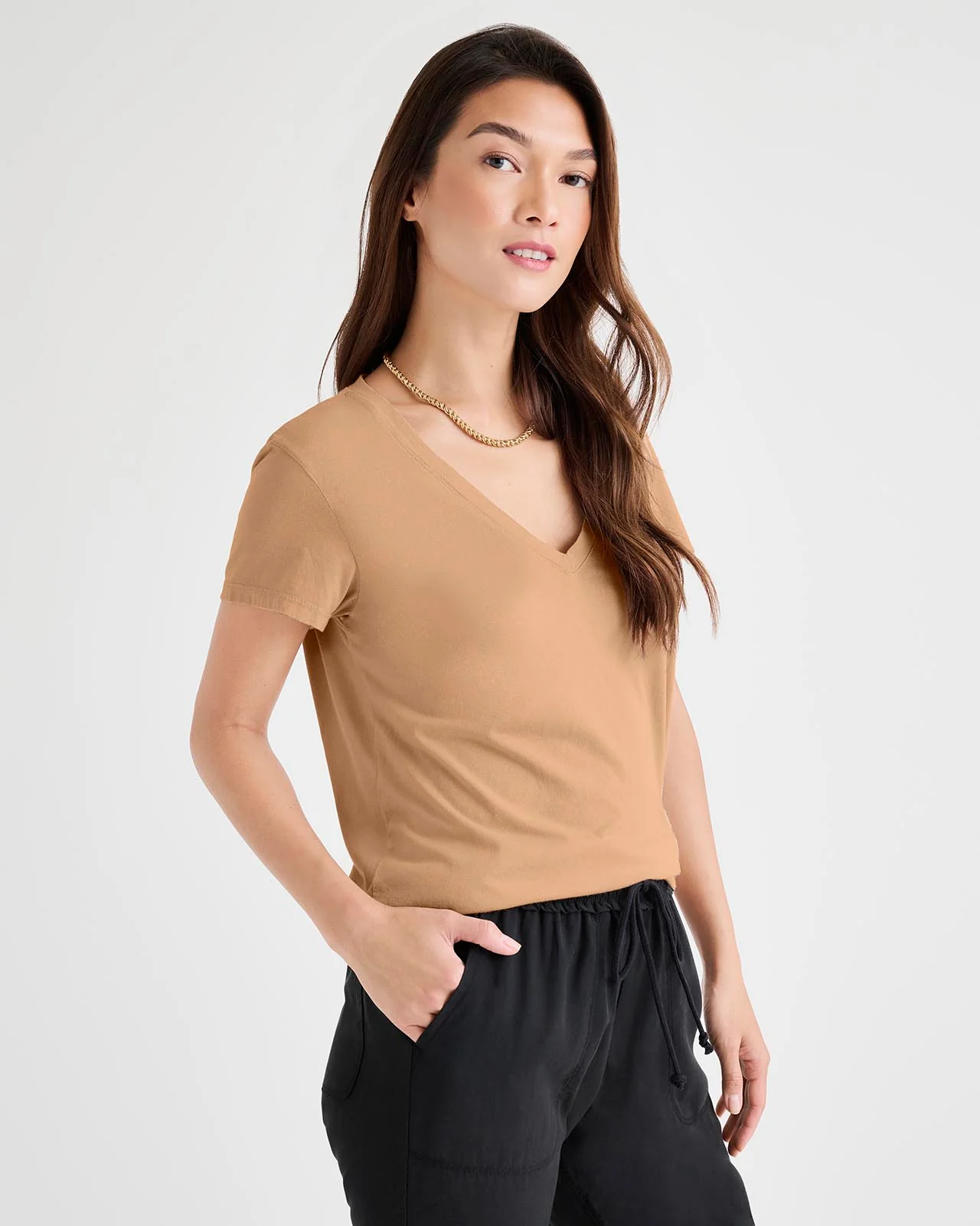 Kate V-Neck Tee - Image 45