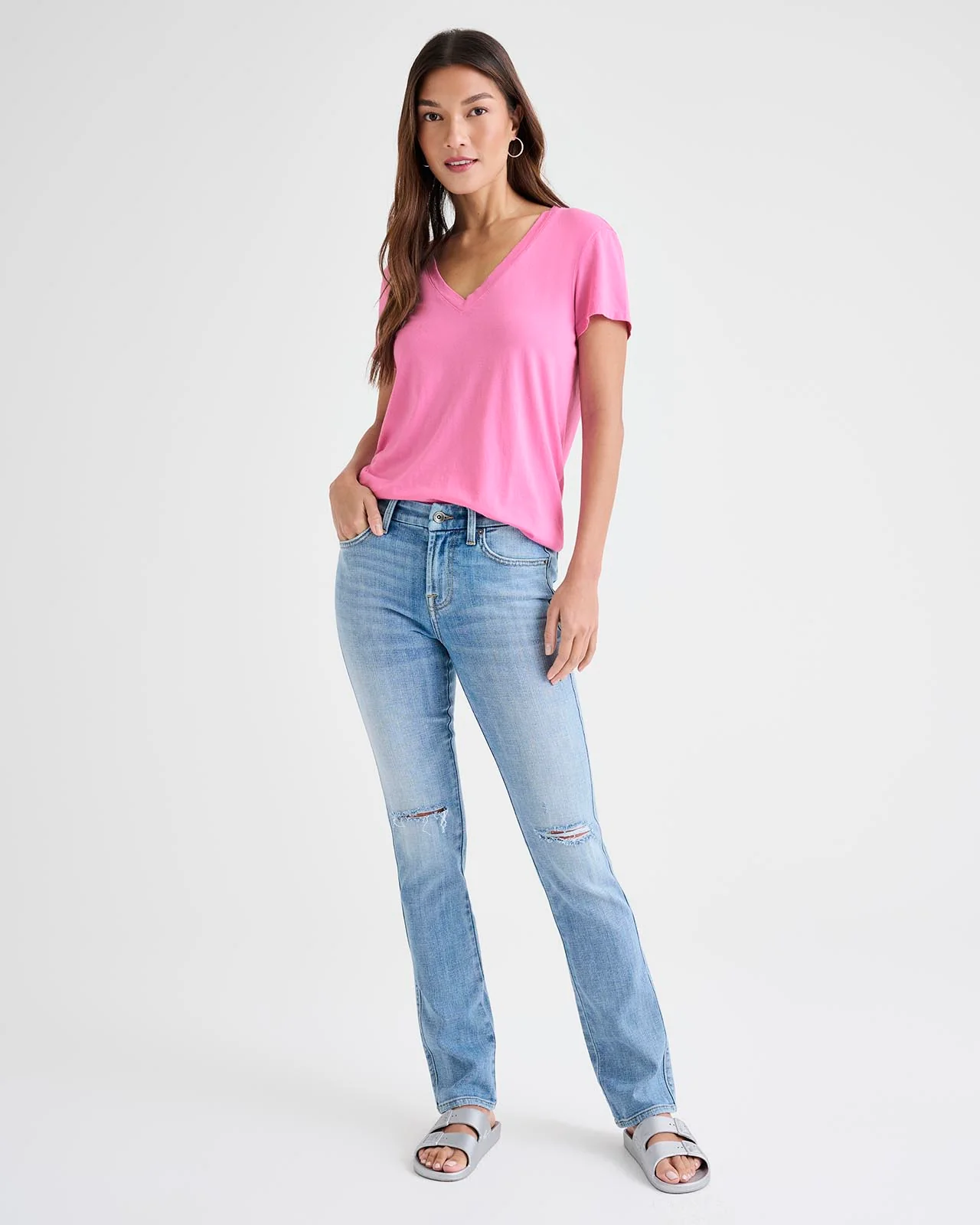 Kate V-Neck Tee - Image 49