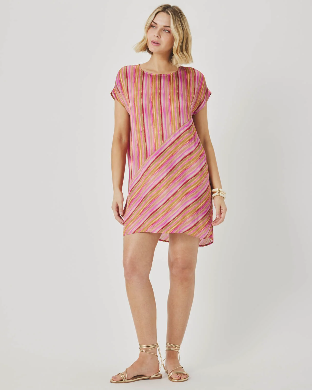 Kelsea Stripe Mini Dress - Image 5