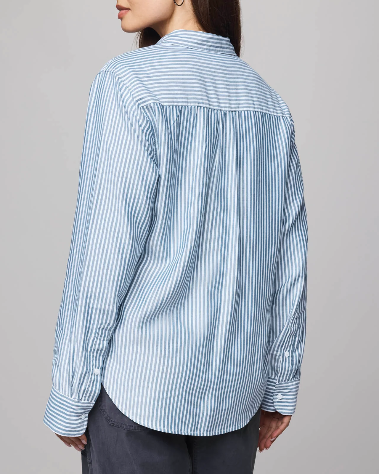 Kenna Stripe Button Down Shirt - Image 4