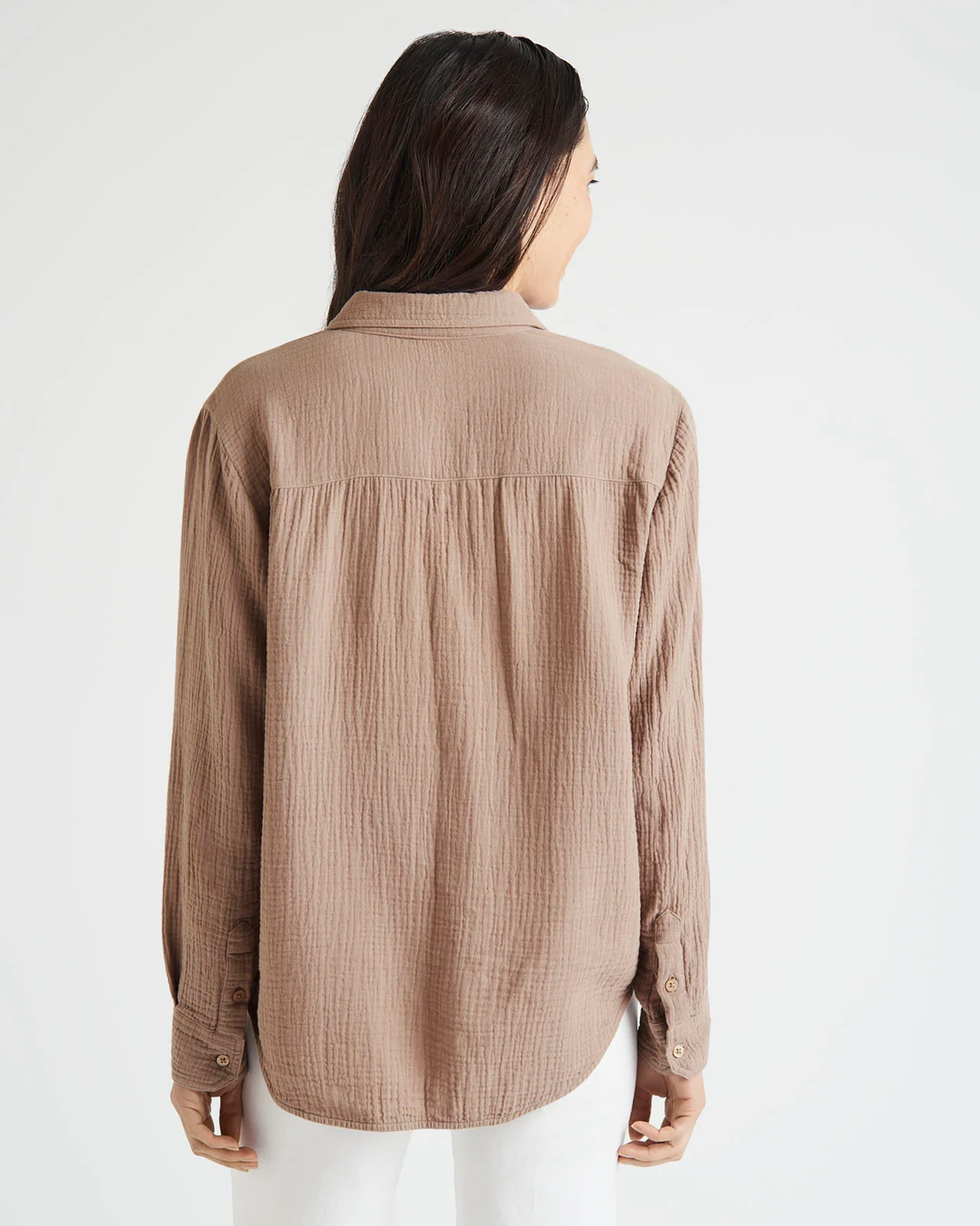Kit Gauze Button Down Shirt - Image 16