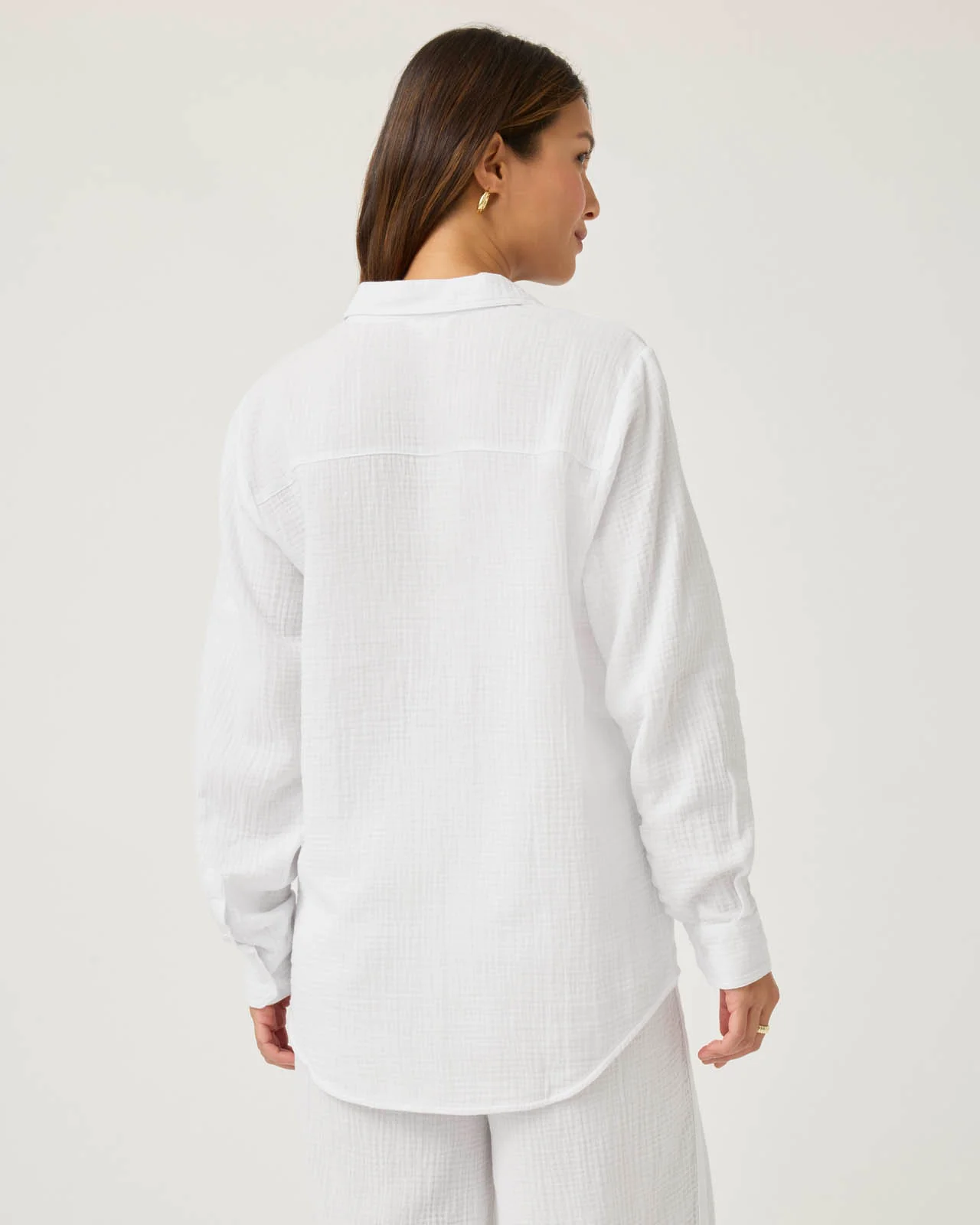 Kit Gauze Button Down Shirt - Image 26