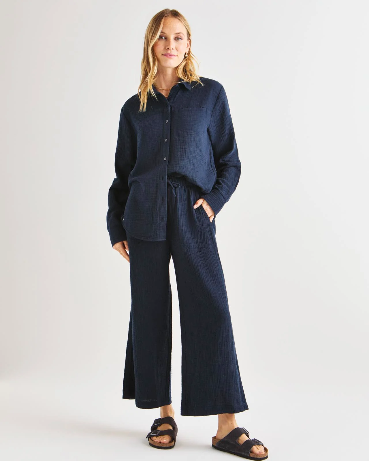 Kit Gauze Button Down Shirt - Image 6