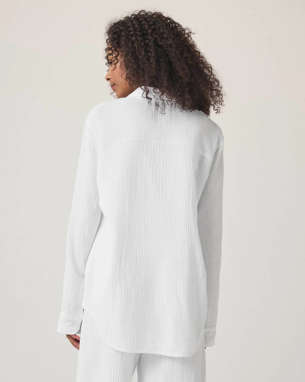 Kit Gauze Crochet Shirt - Image 12
