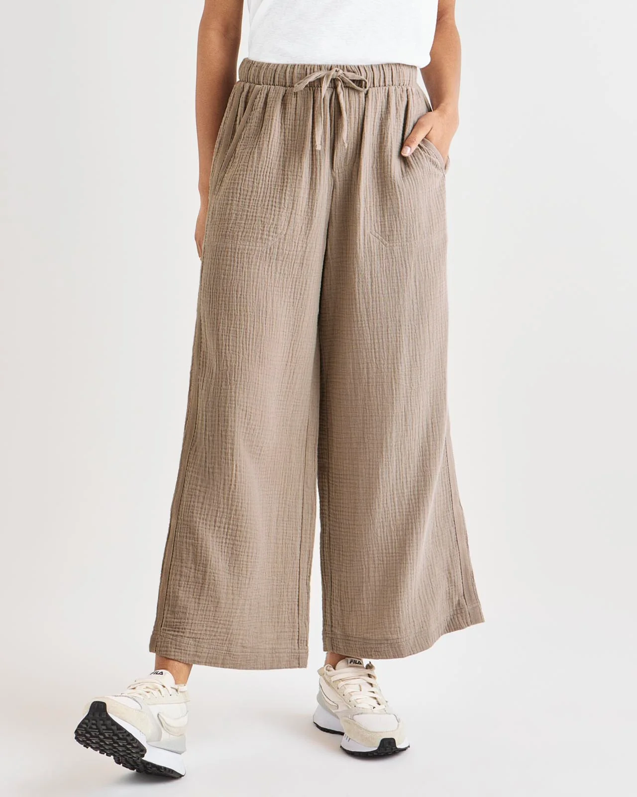 Kit Gauze Palazzo Pant - Image 10