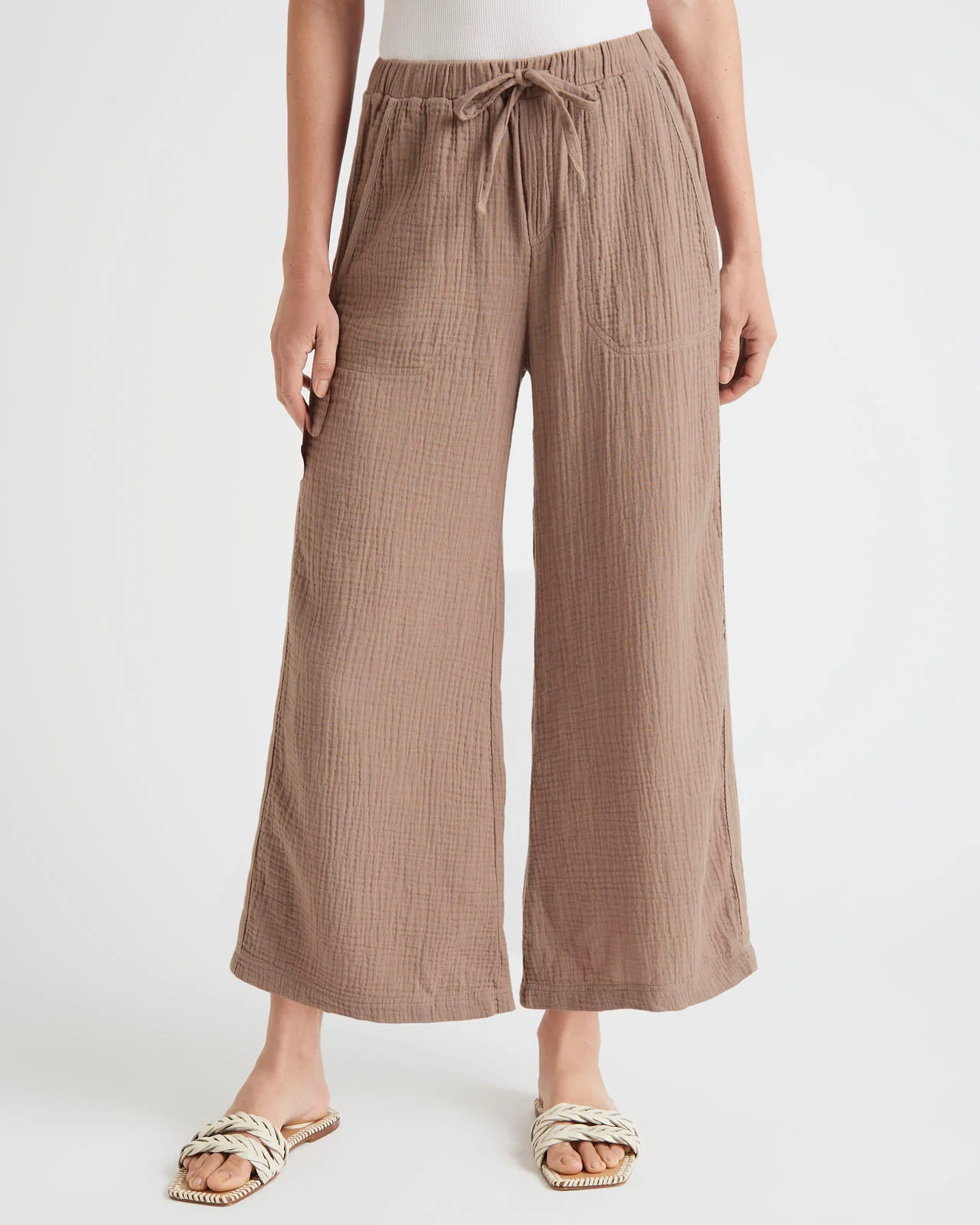 Kit Gauze Palazzo Pant - Image 12
