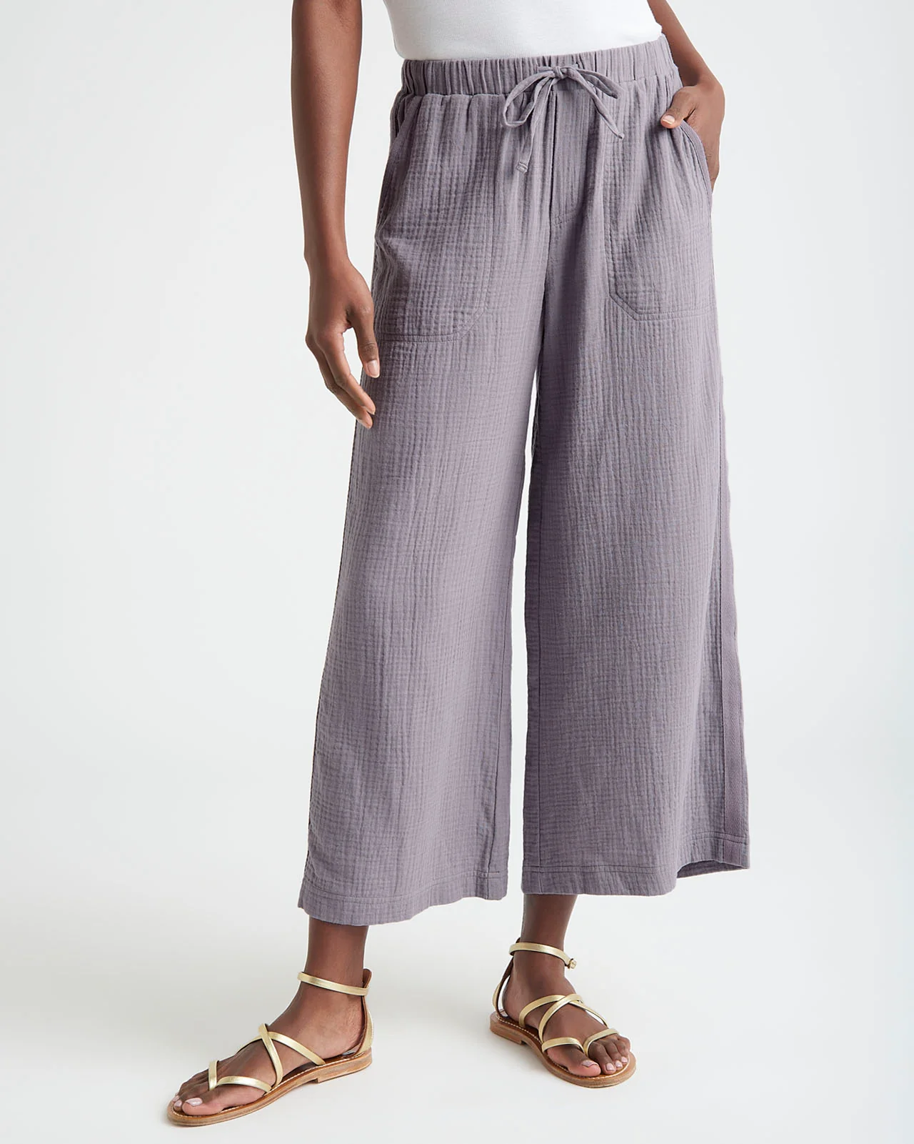 Kit Gauze Palazzo Pant - Image 16