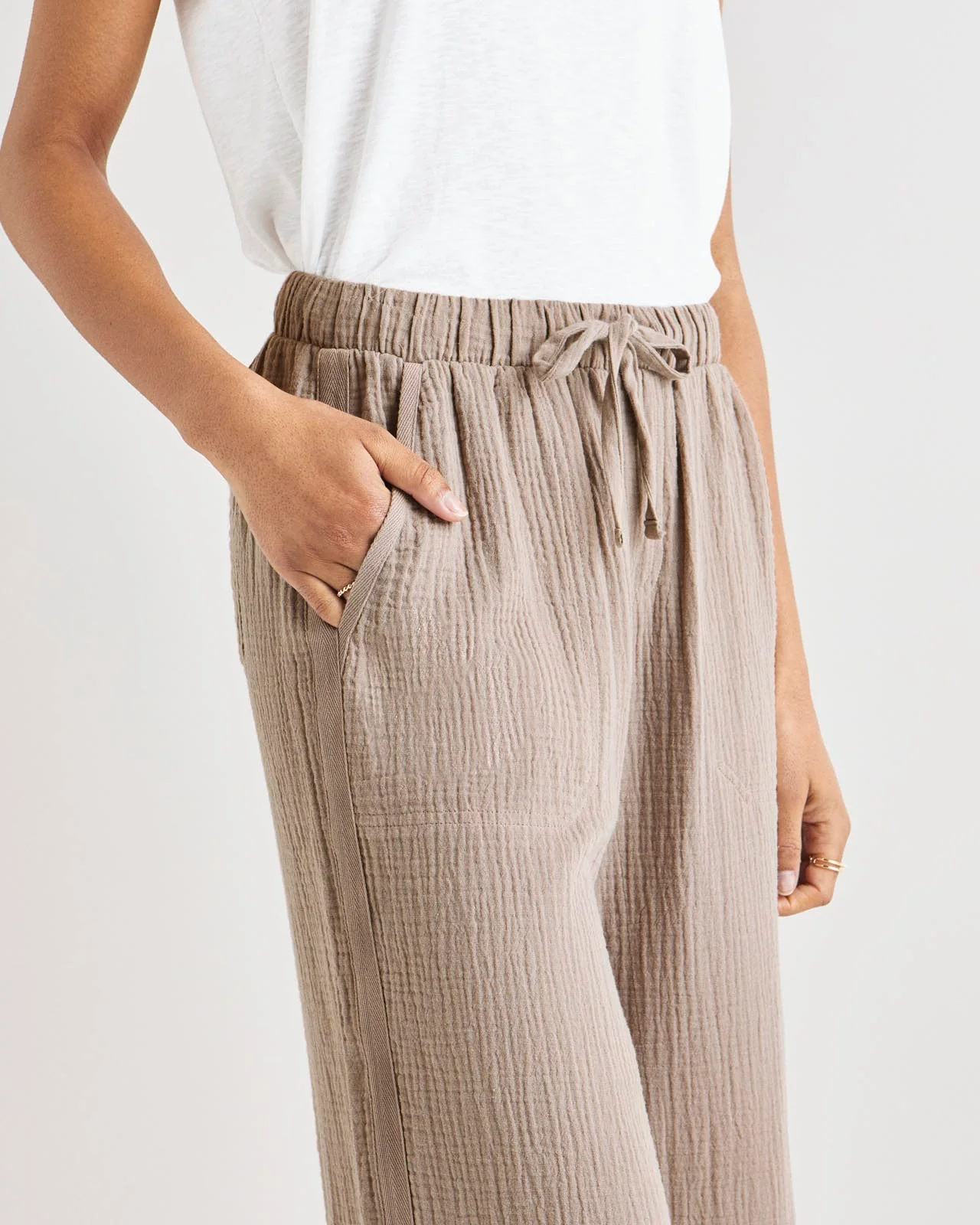 Kit Gauze Palazzo Pant - Image 21
