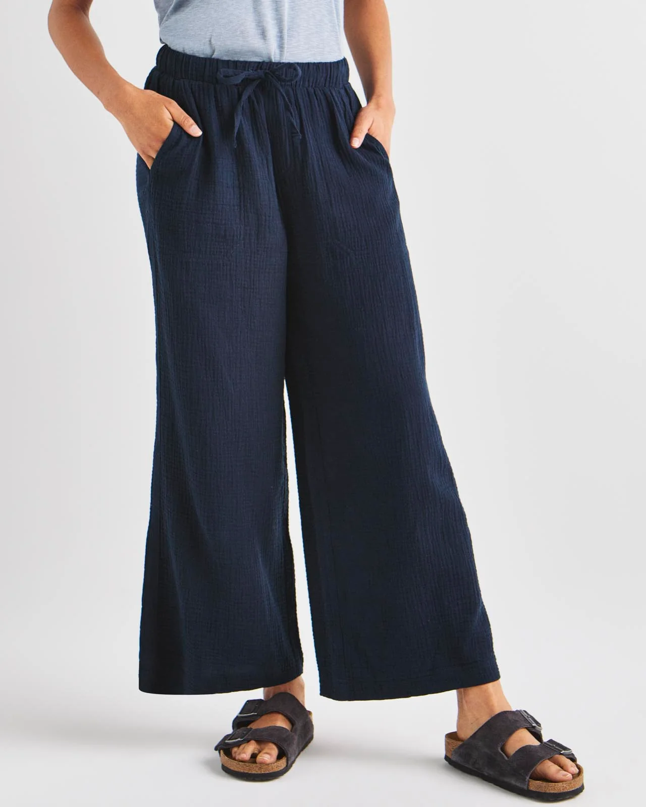 Kit Gauze Palazzo Pant - Image 5