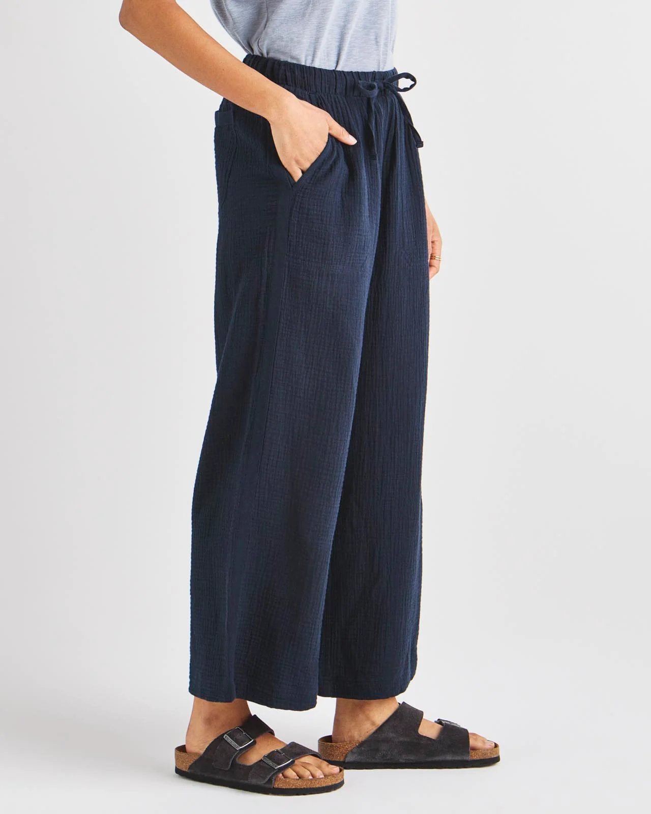 Kit Gauze Palazzo Pant - Image 8