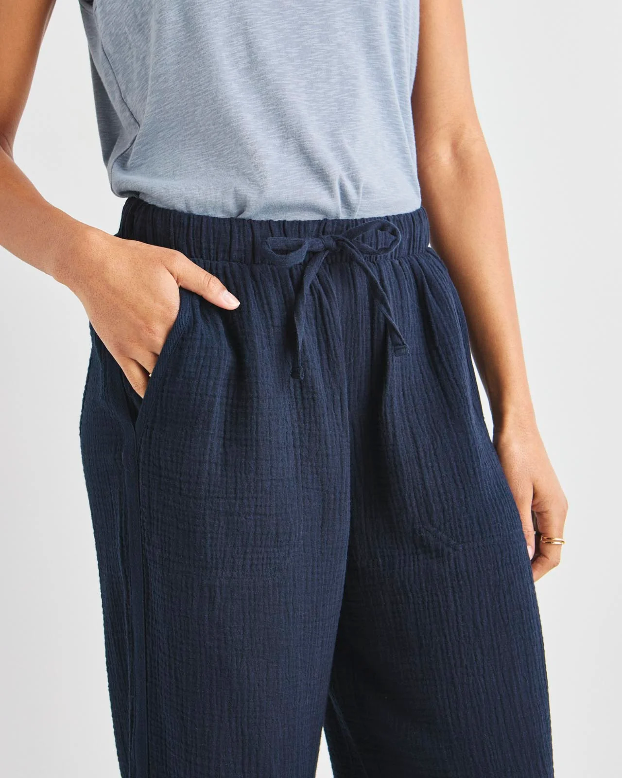 Kit Gauze Palazzo Pant - Image 9
