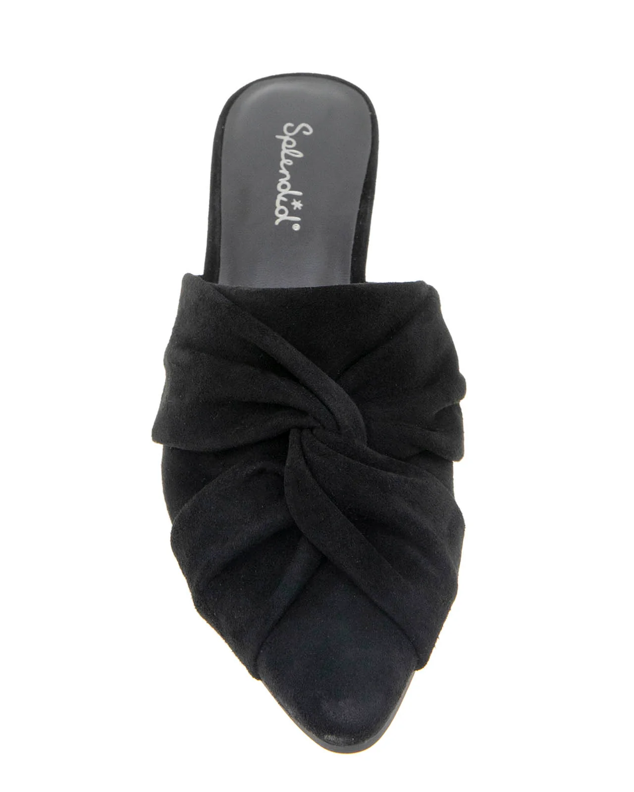 Lanis Suede Mule in Black - Image 3