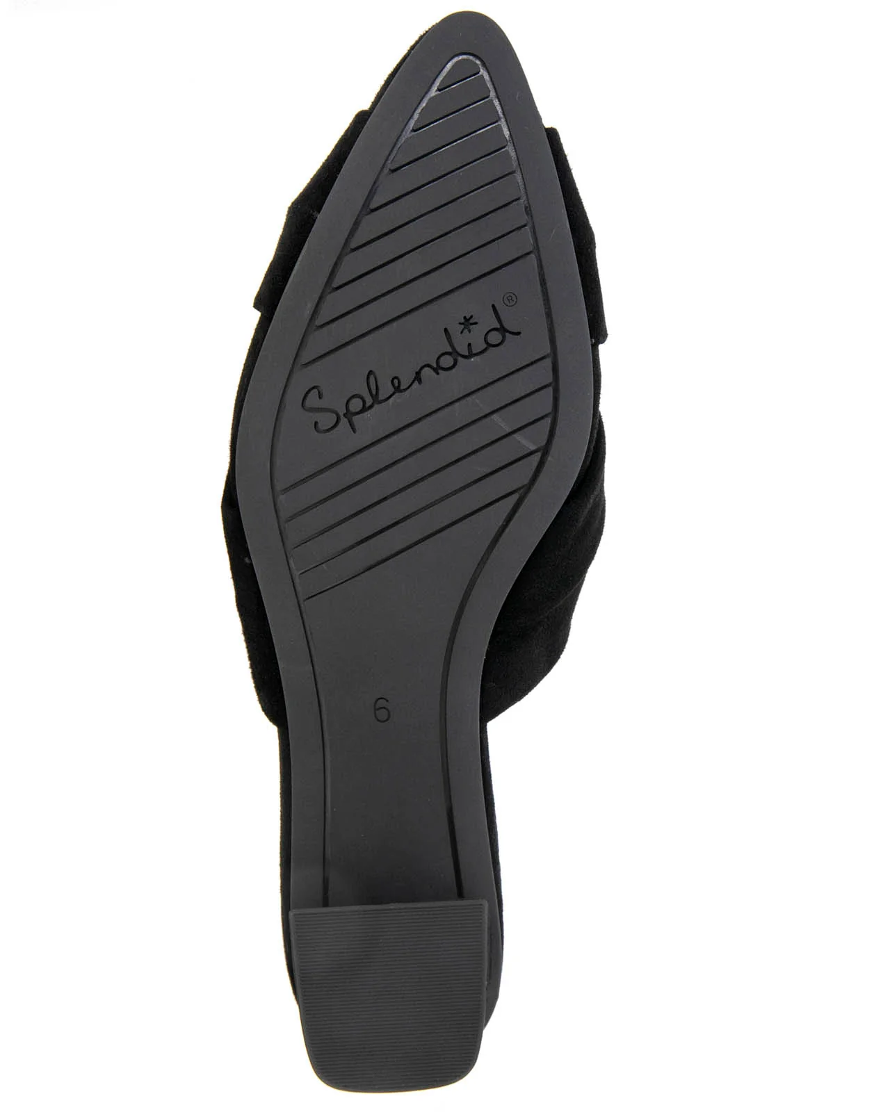 Lanis Suede Mule in Black - Image 7