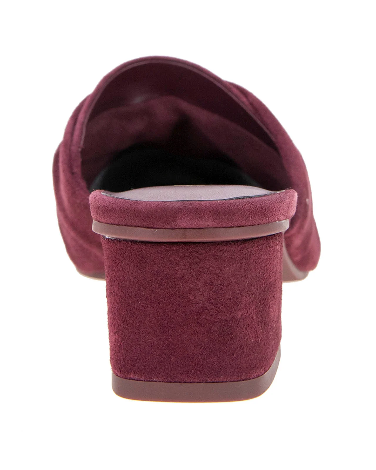 Lanis Suede Mule in Dark Plum - Image 6