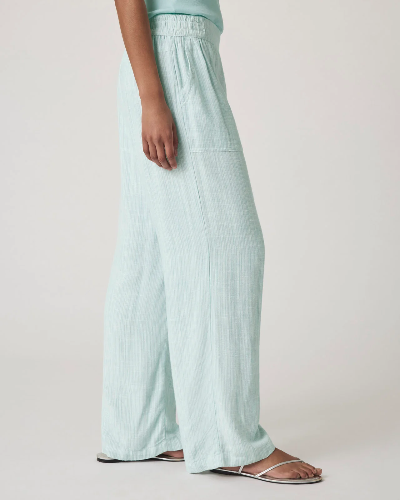 Layla Linen Blend Stripe Pant - Image 3