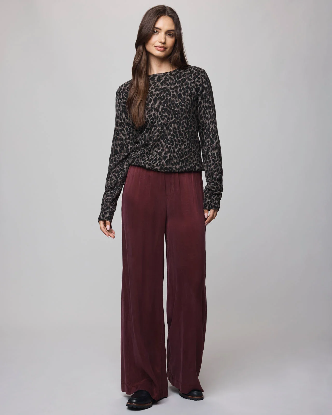Leopard Lounge Crewneck Sweater - Image 2