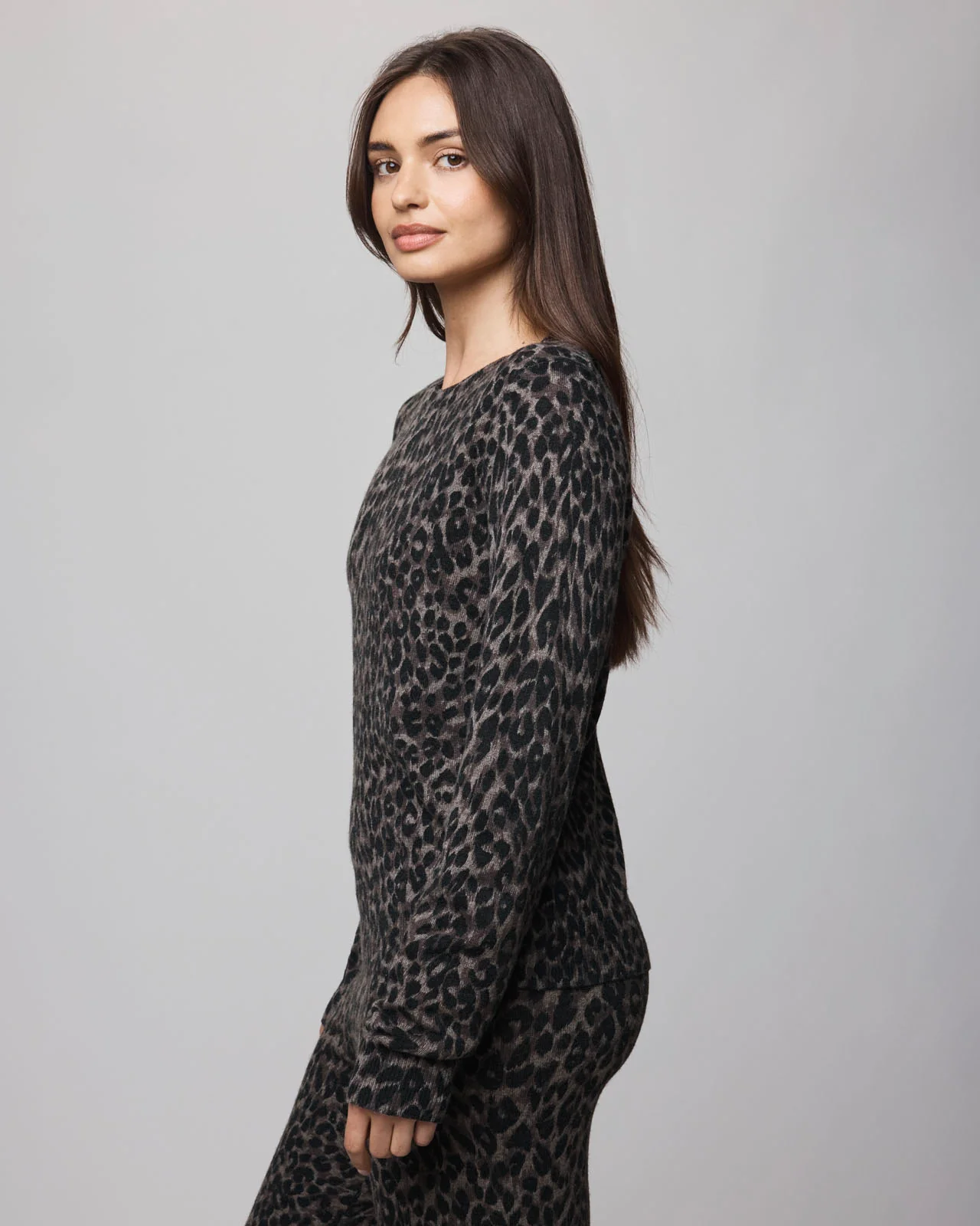 Leopard Lounge Crewneck Sweater - Image 4