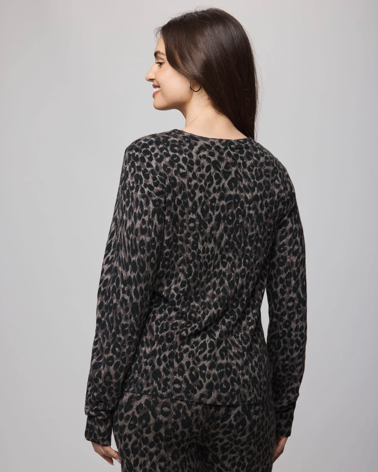 Leopard Lounge Crewneck Sweater - Image 5