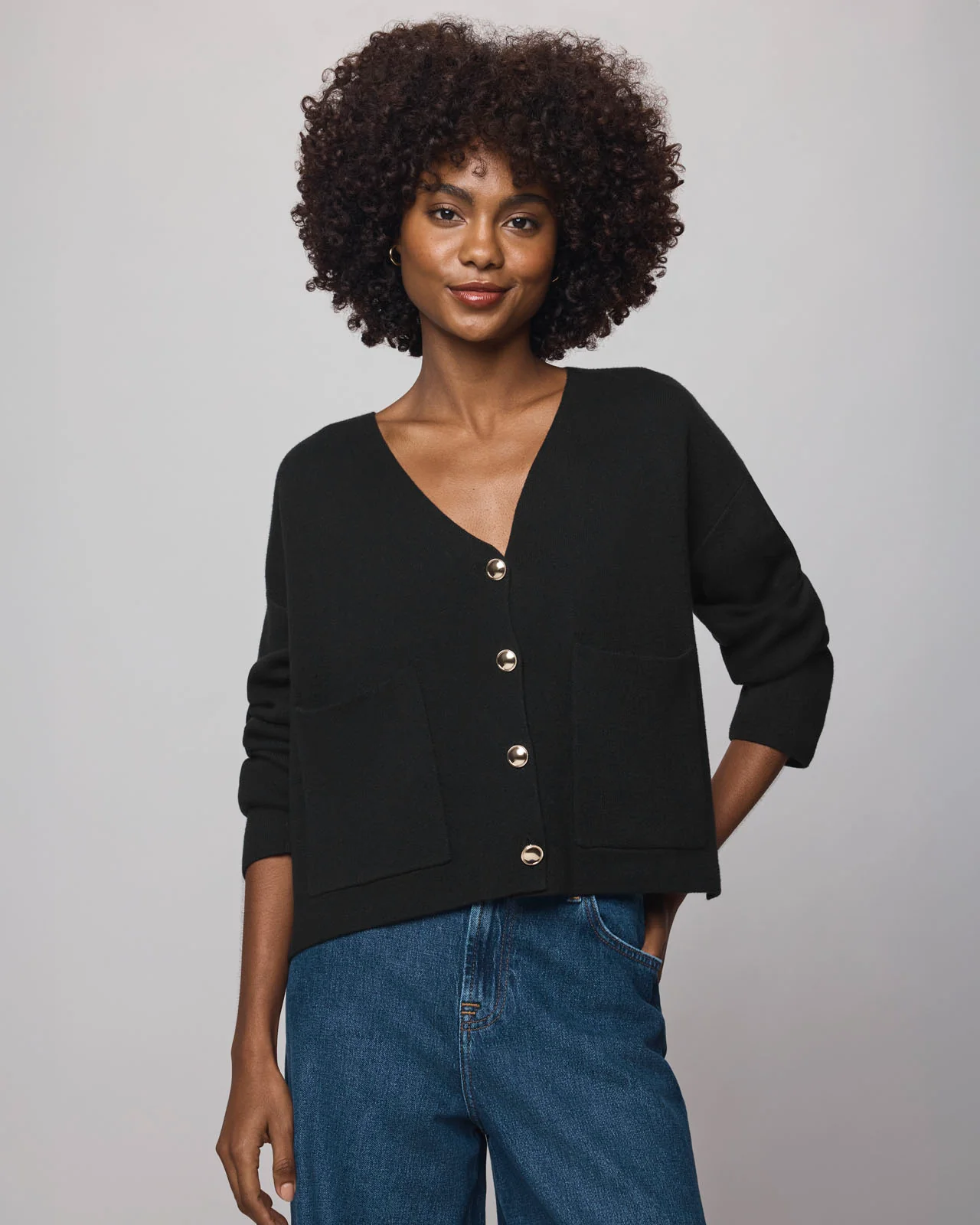 Libby Cropped Cardigan - Image 4