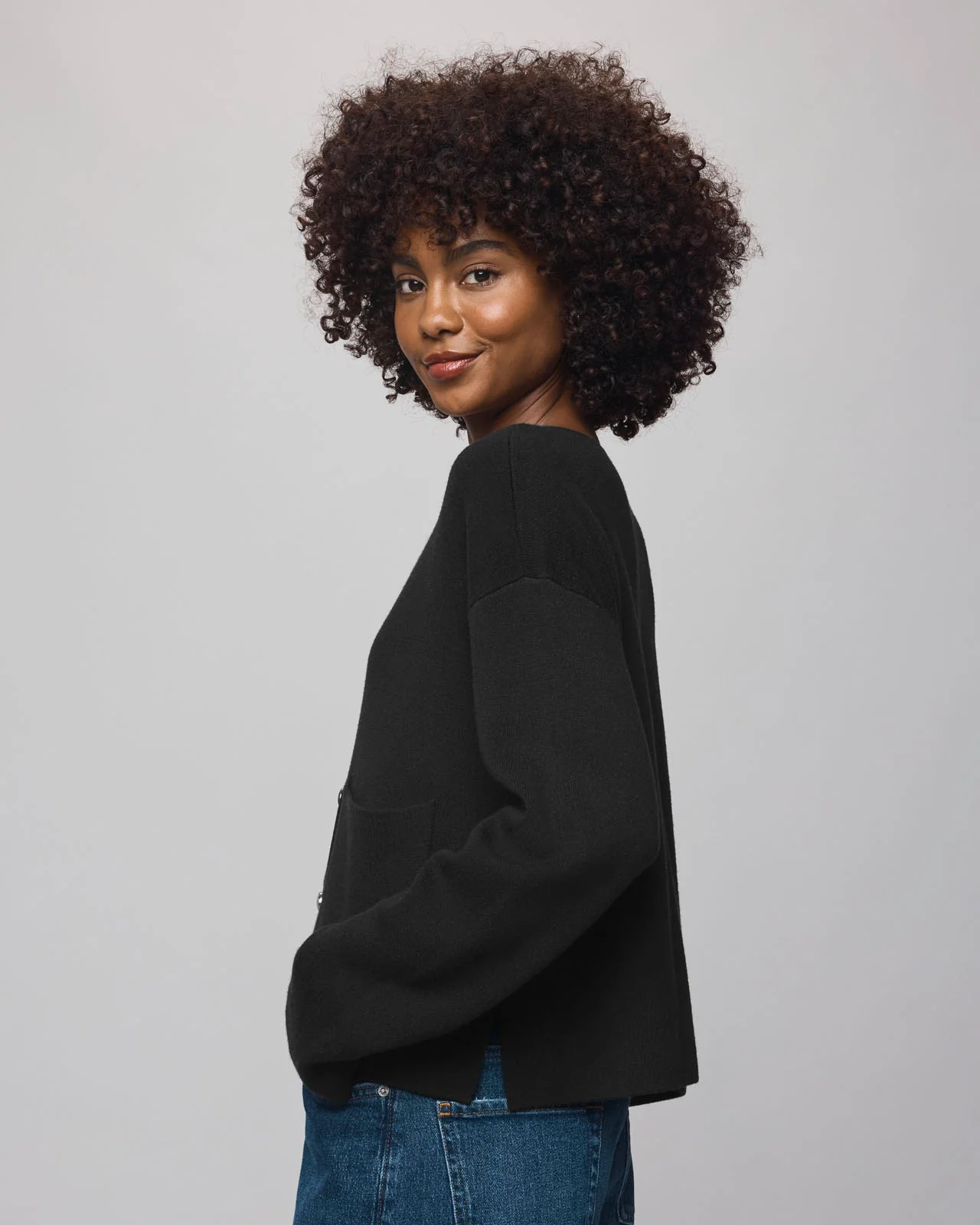 Libby Cropped Cardigan - Image 7