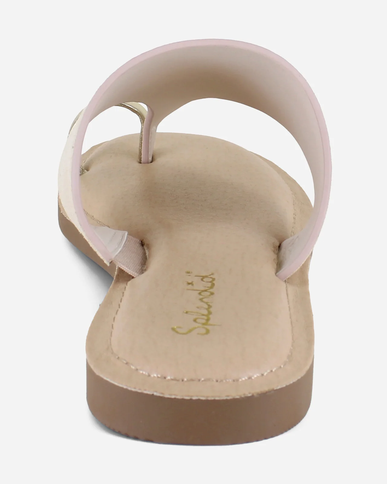 Lily Suede Sandal in Oatmeal - Image 6