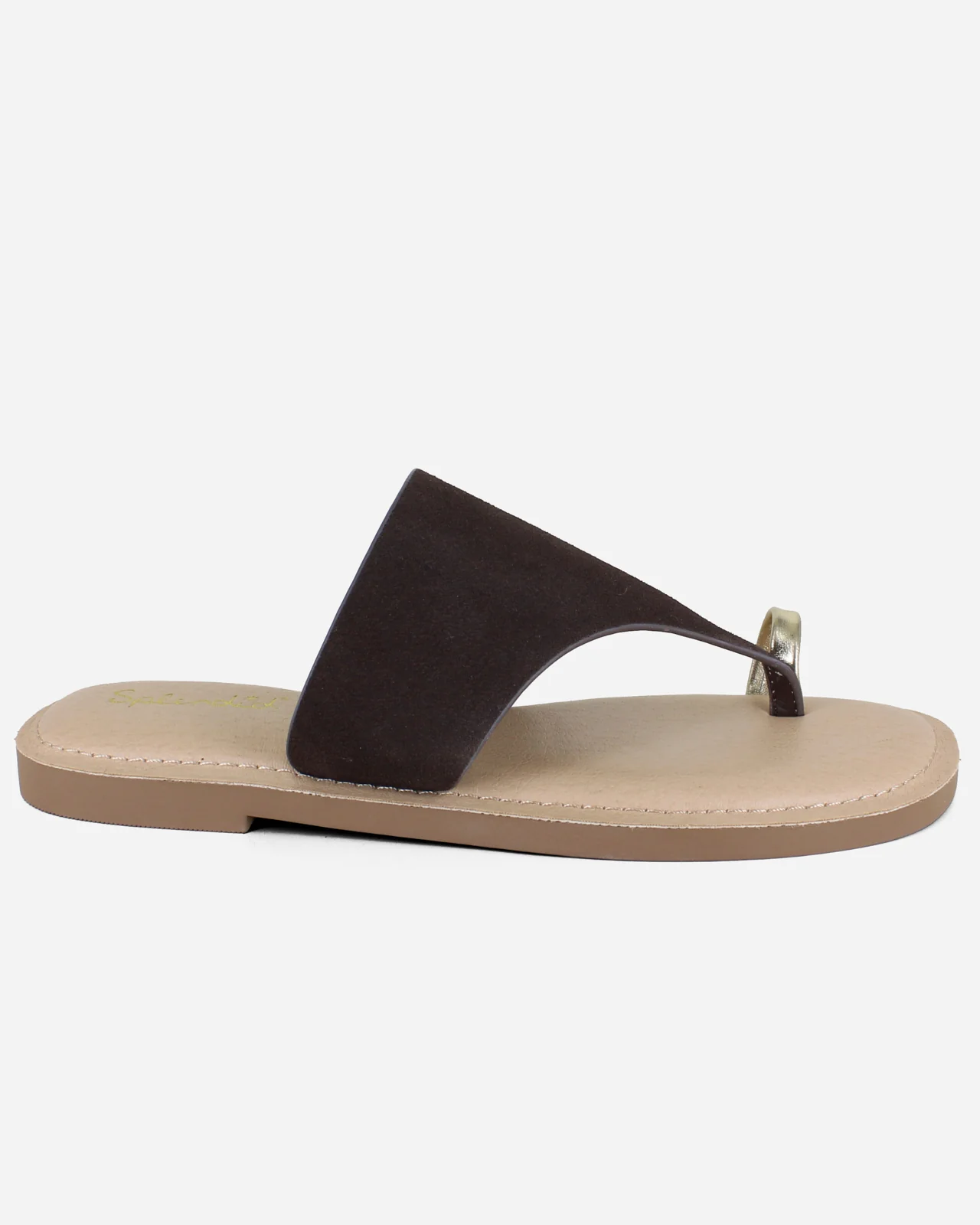 Lily Suede Sandal in Spice - Image 2
