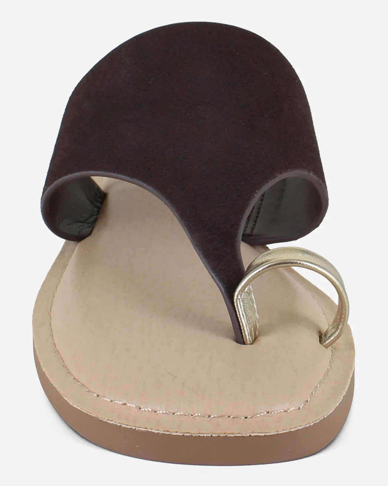 Lily Suede Sandal in Spice - Image 3
