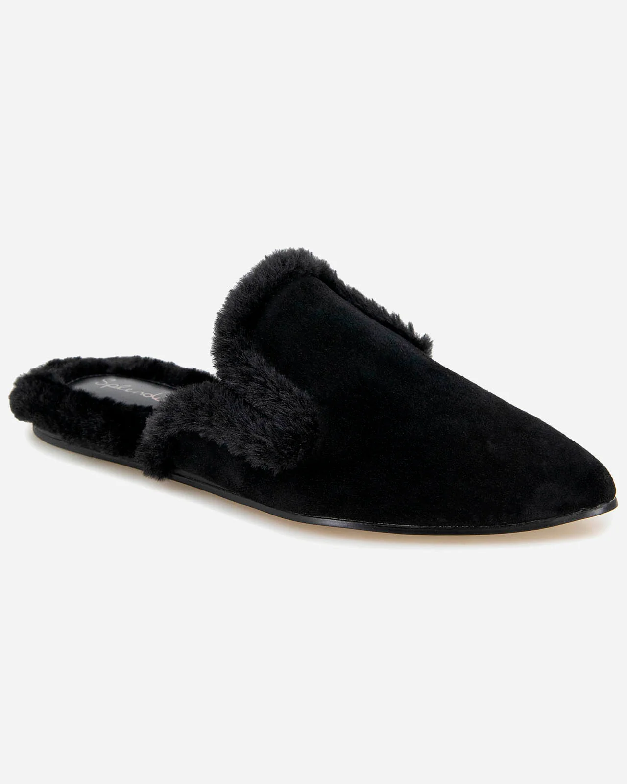 Liza Sherpa Mule in Black