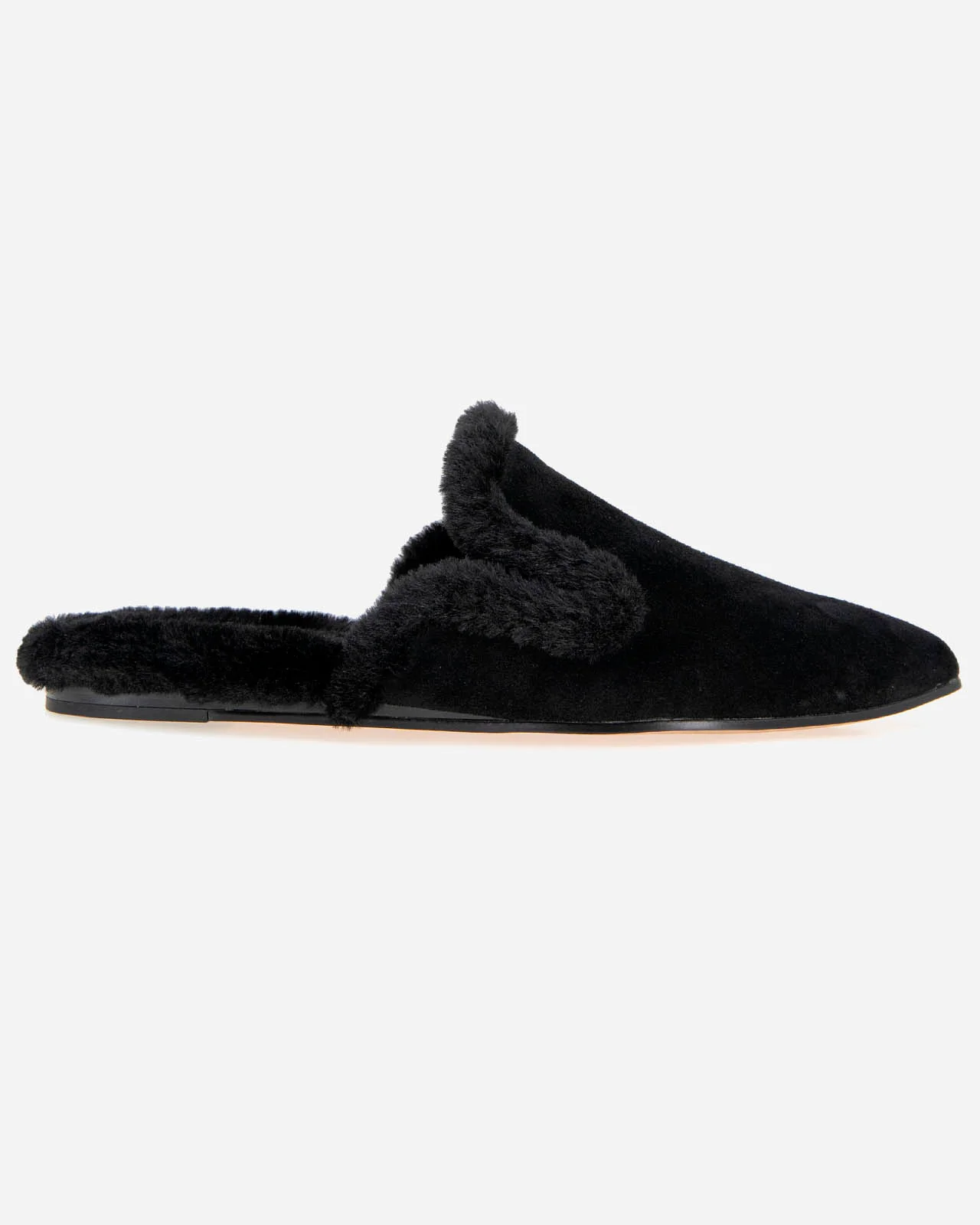 Liza Sherpa Mule in Black - Image 2