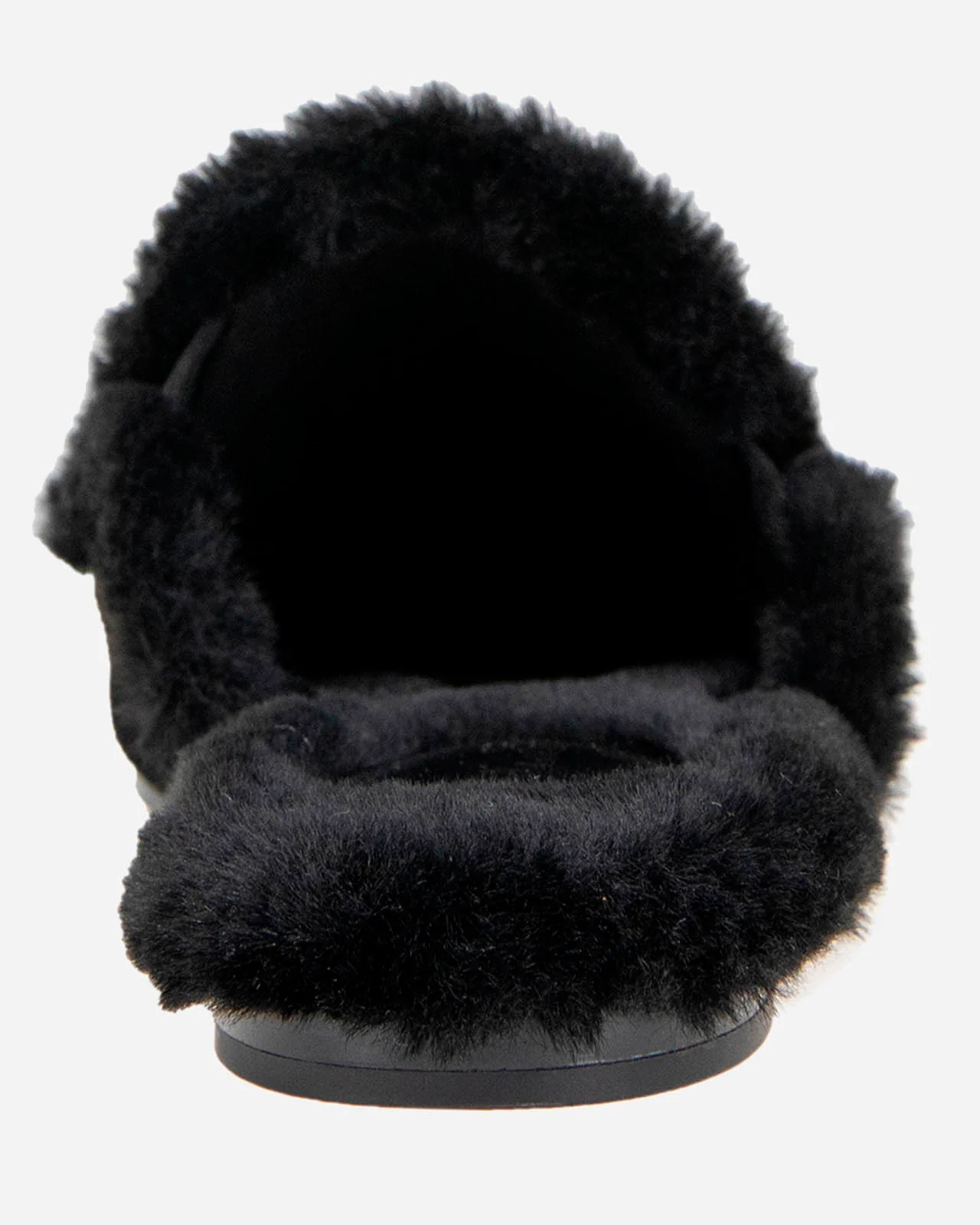 Liza Sherpa Mule in Black - Image 6