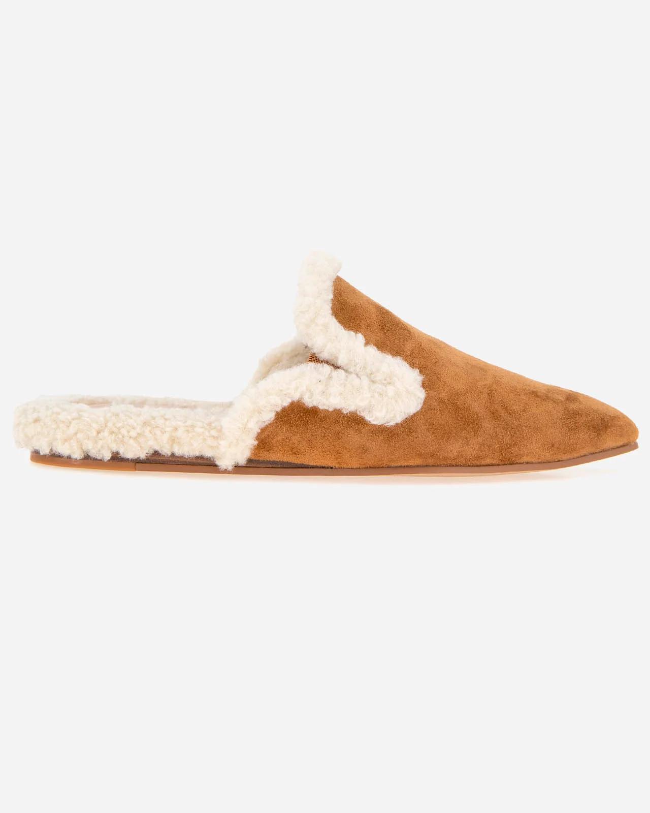 Liza Sherpa Mule in Caramel - Image 2