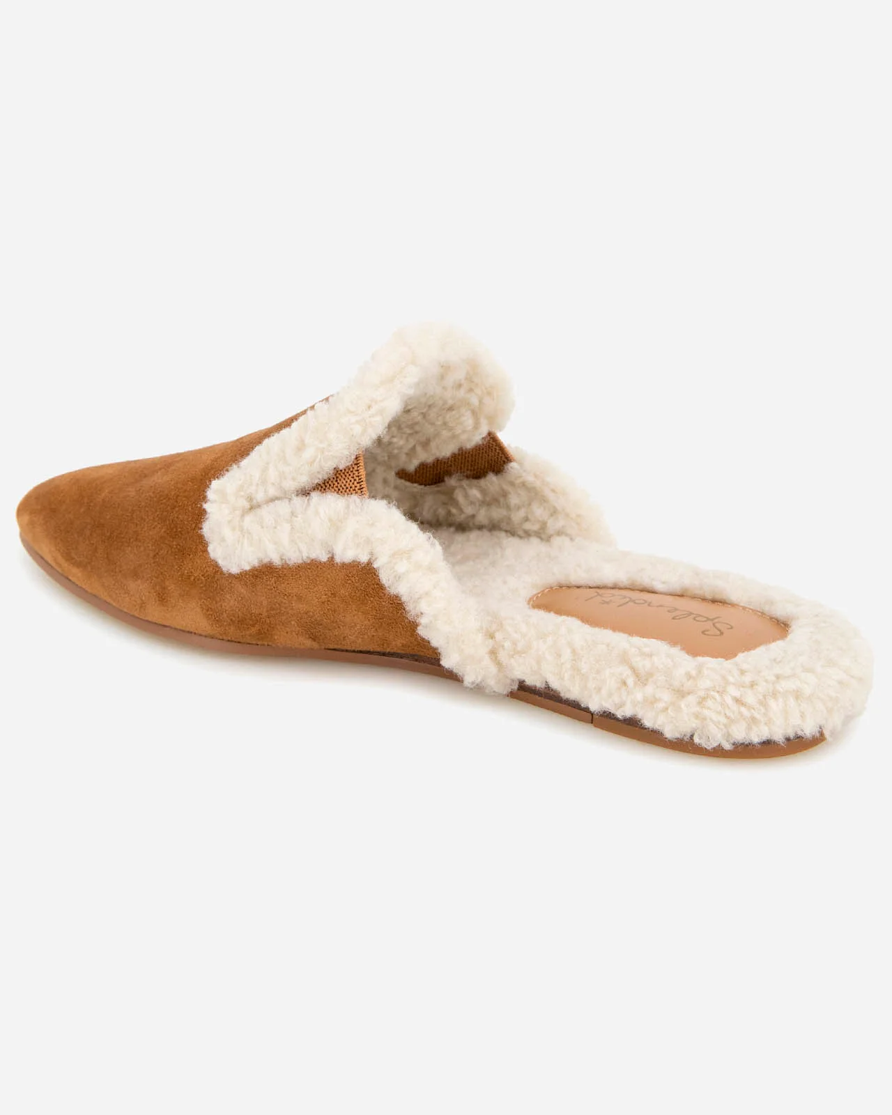 Liza Sherpa Mule in Caramel - Image 4