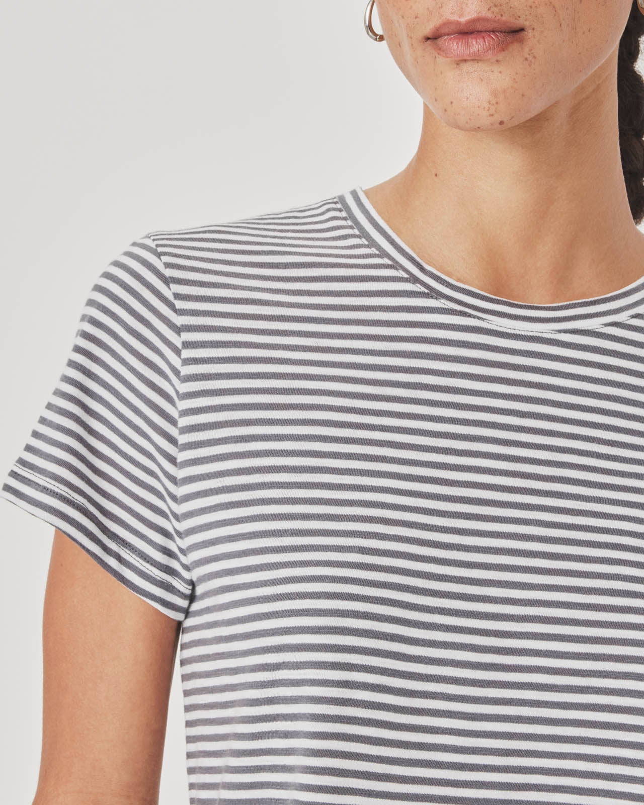 Louisa Short Sleeve Stripe Tee - Image 15