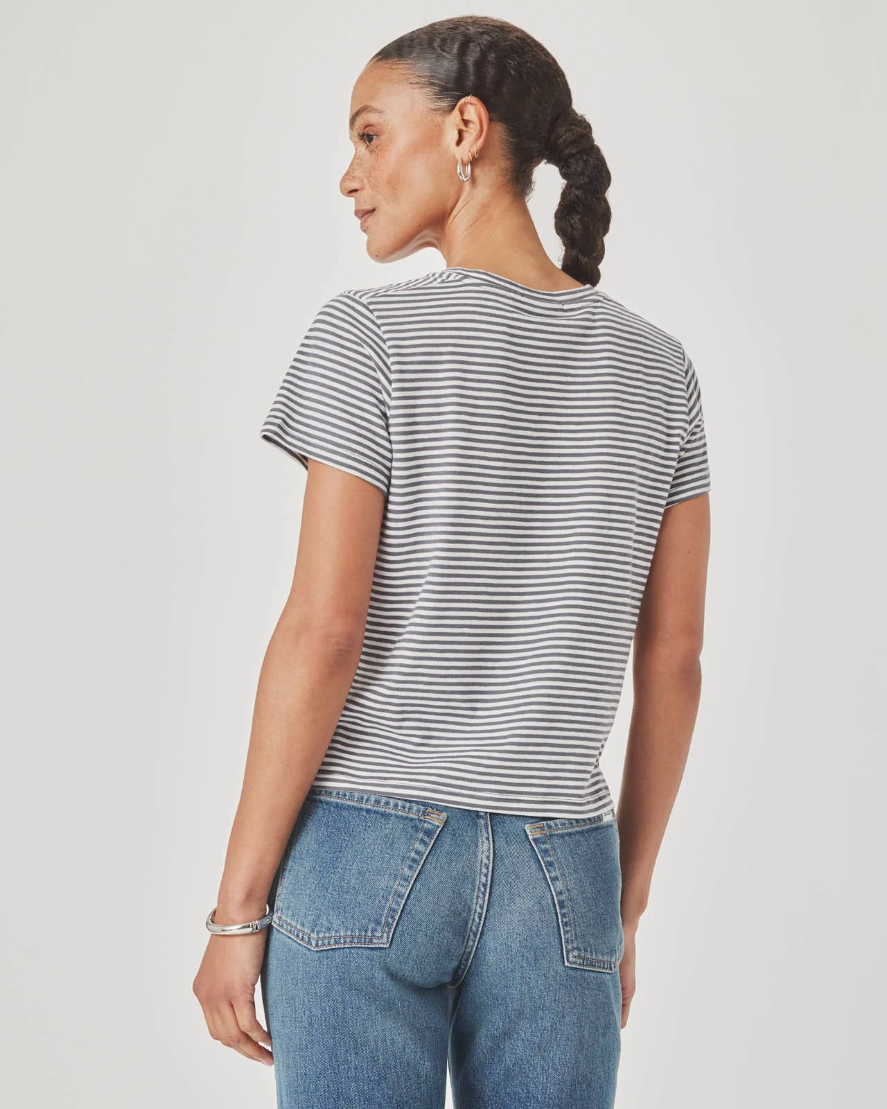 Louisa Short Sleeve Stripe Tee - Image 18