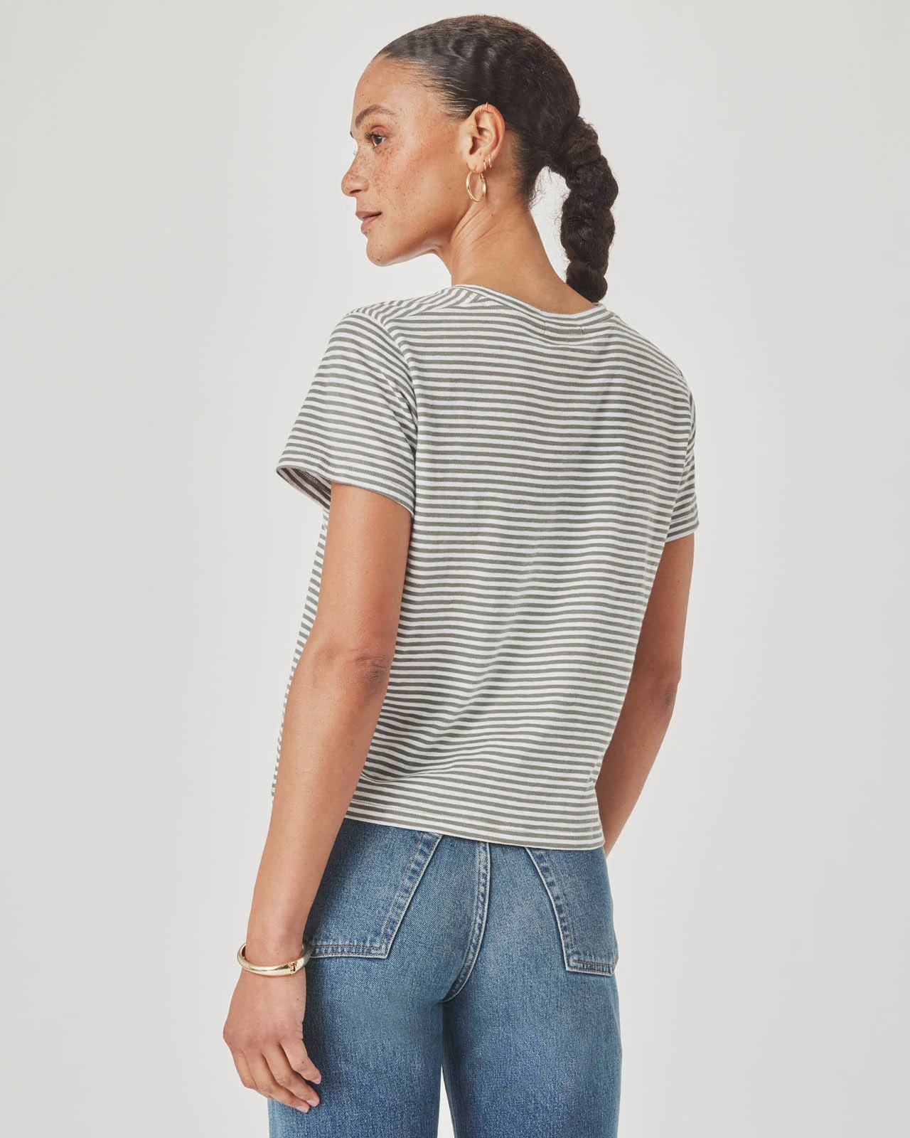 Louisa Short Sleeve Stripe Tee - Image 22