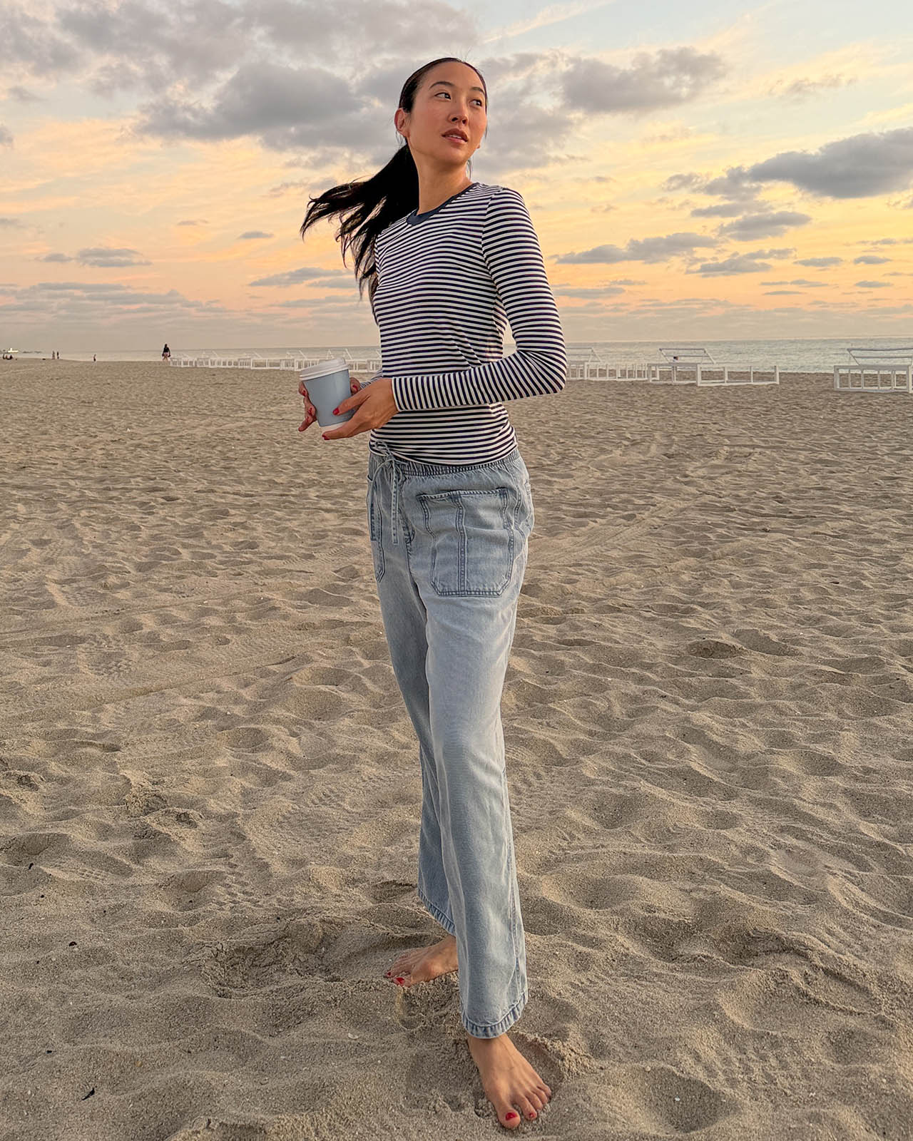 Lounge Denim Straight Pant - Image 3