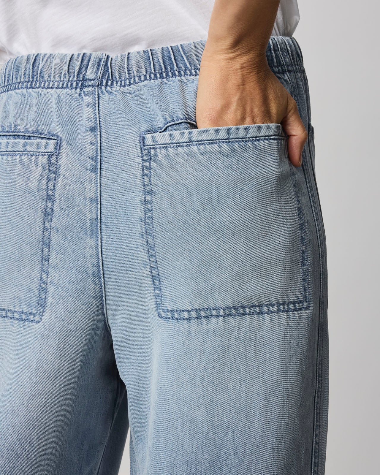 Lounge Denim Straight Pant - Image 6