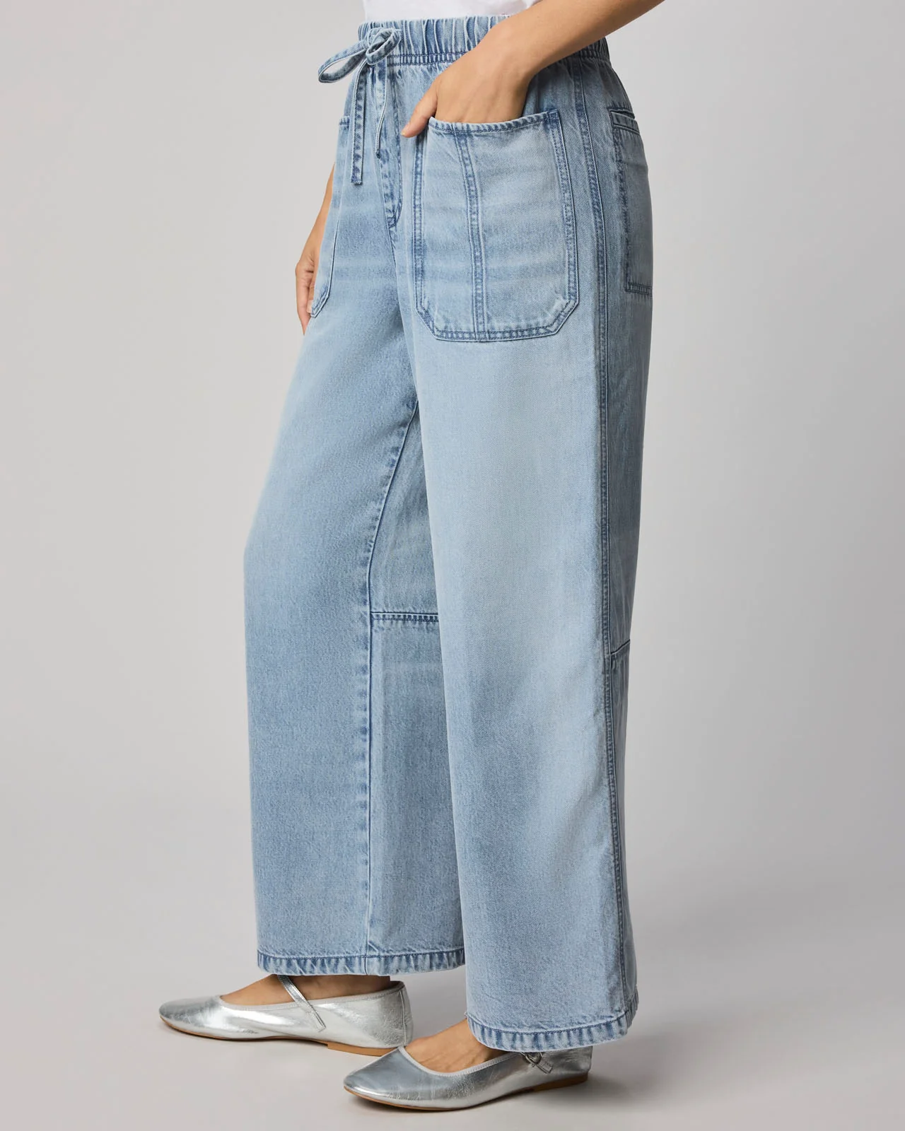 Lounge Denim Straight Pant - Image 7