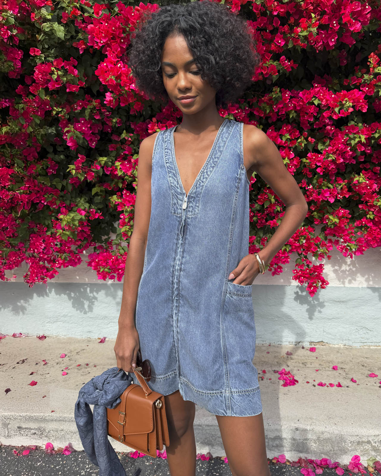Lounge Denim Mini Dress