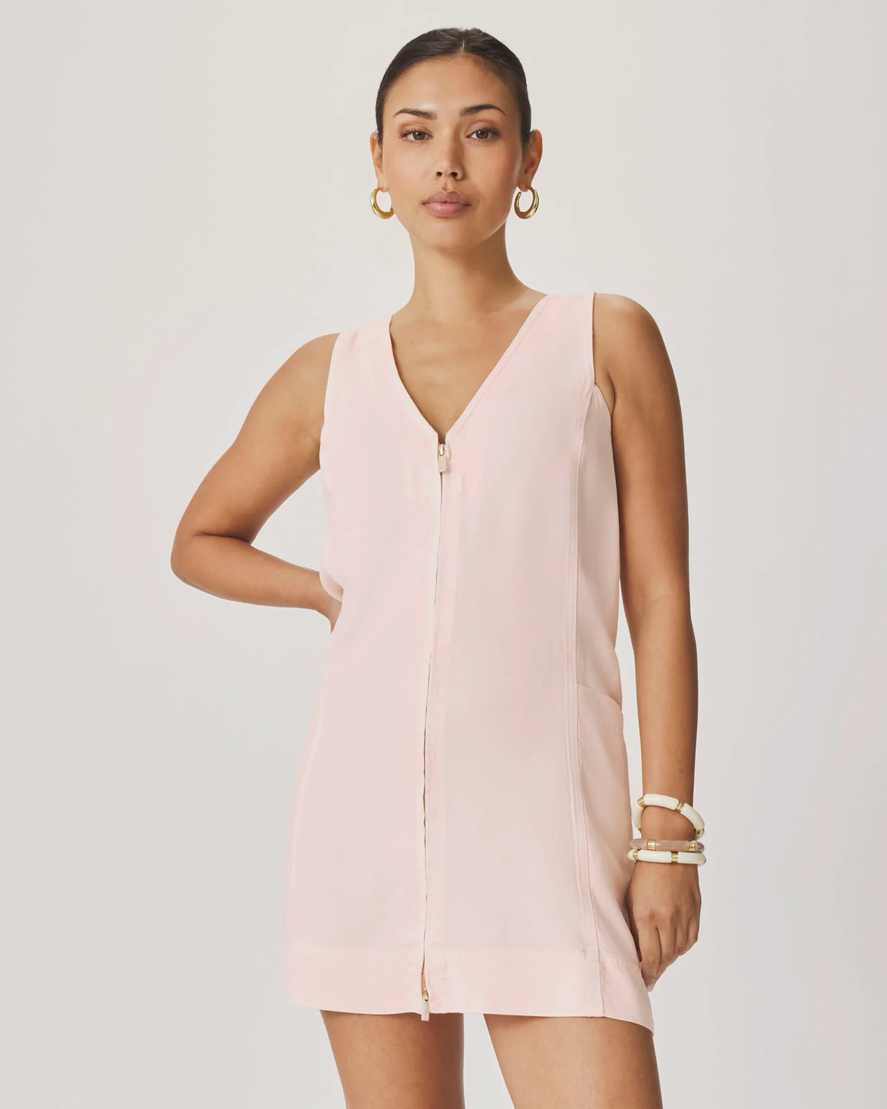 Lounge Denim Mini Dress - Image 10