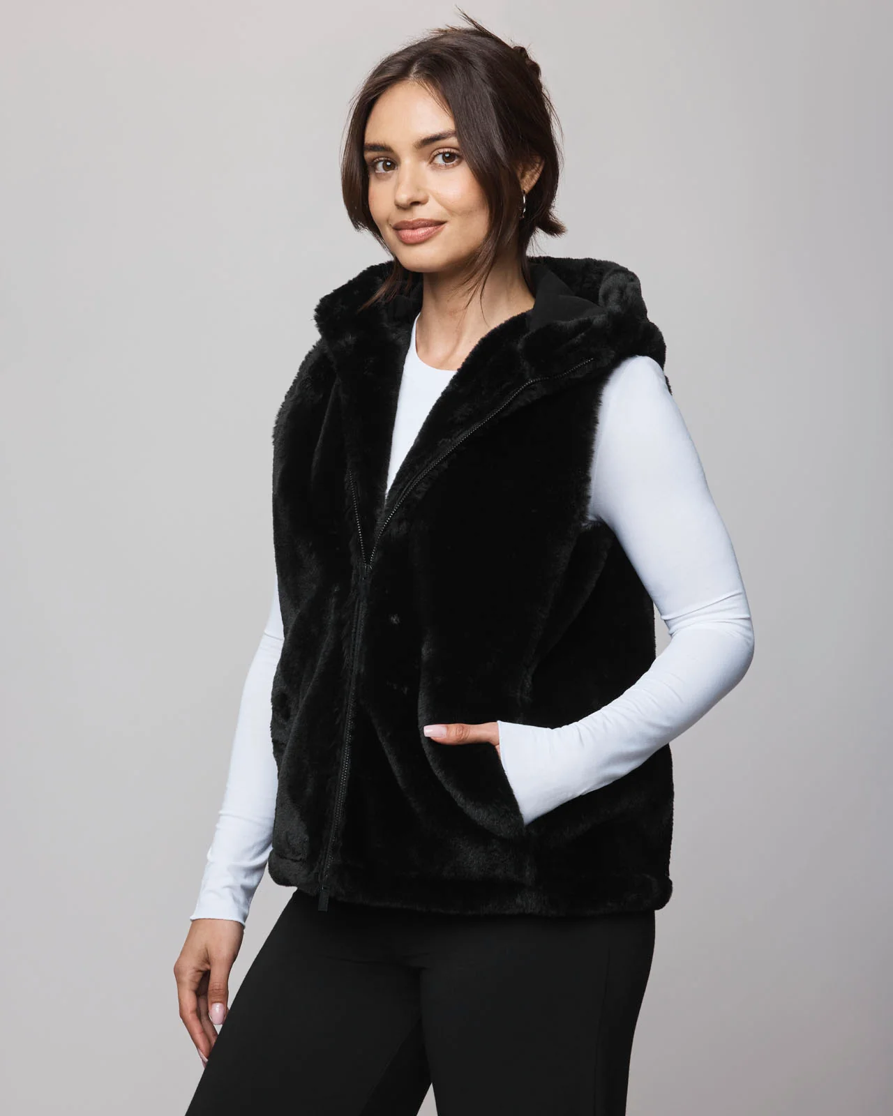 Lucia Fur Vest