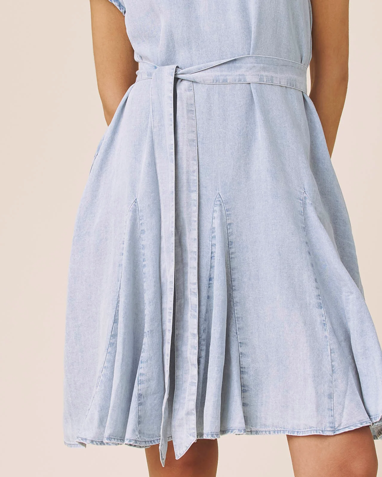 Lydia Indigo Mini Dress - Image 4