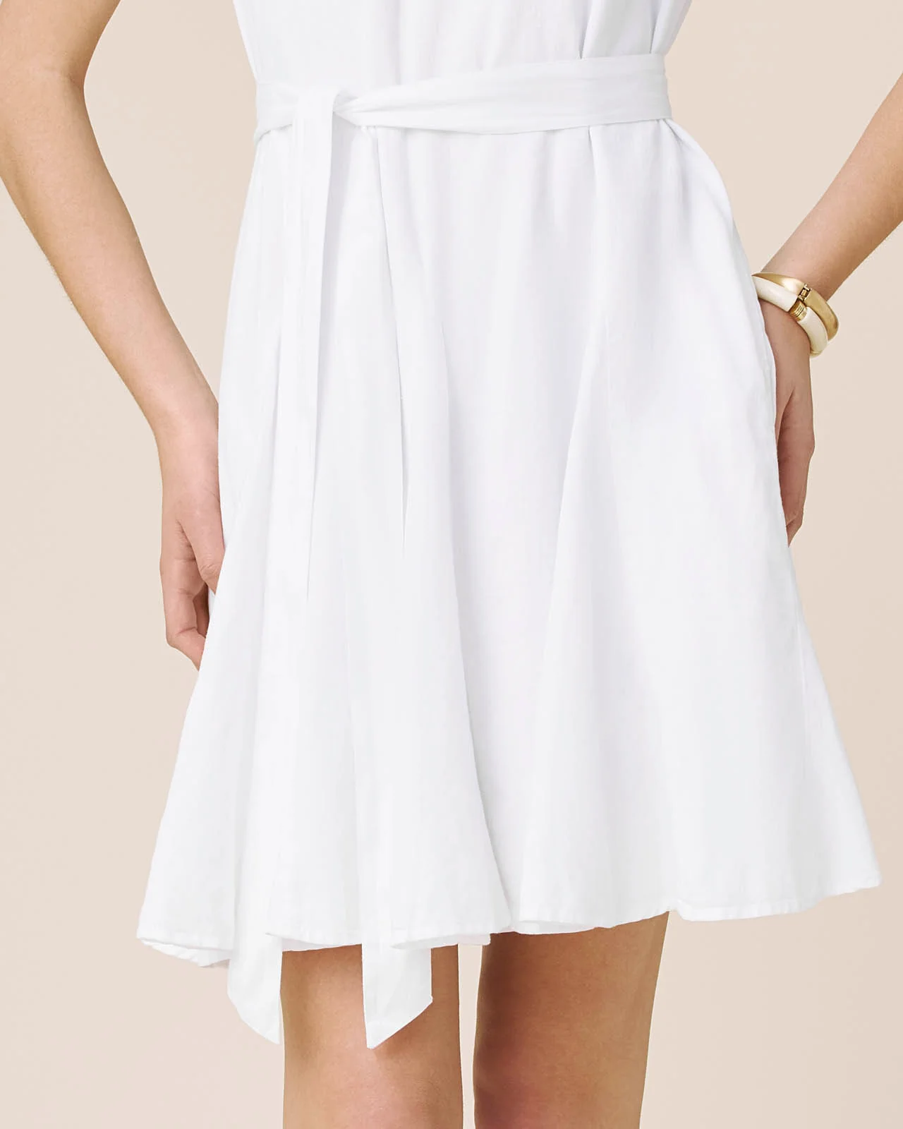 Lydia Linen Mini Dress - Image 8