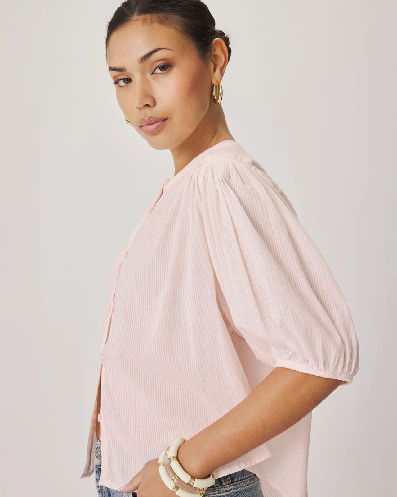 Madelyn Seersucker Top - Image 7