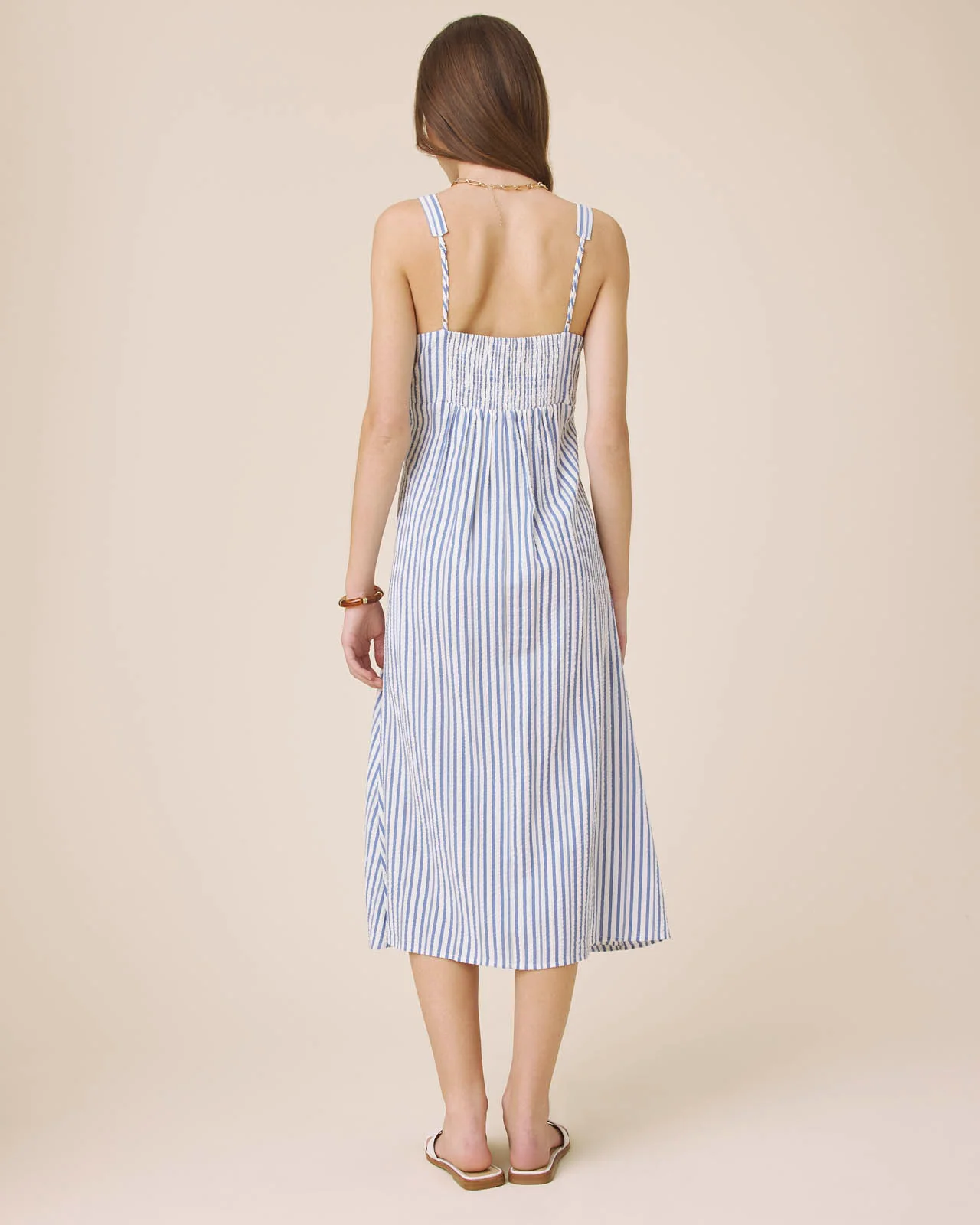 Madelyn Stripe Midi Dress - Image 4