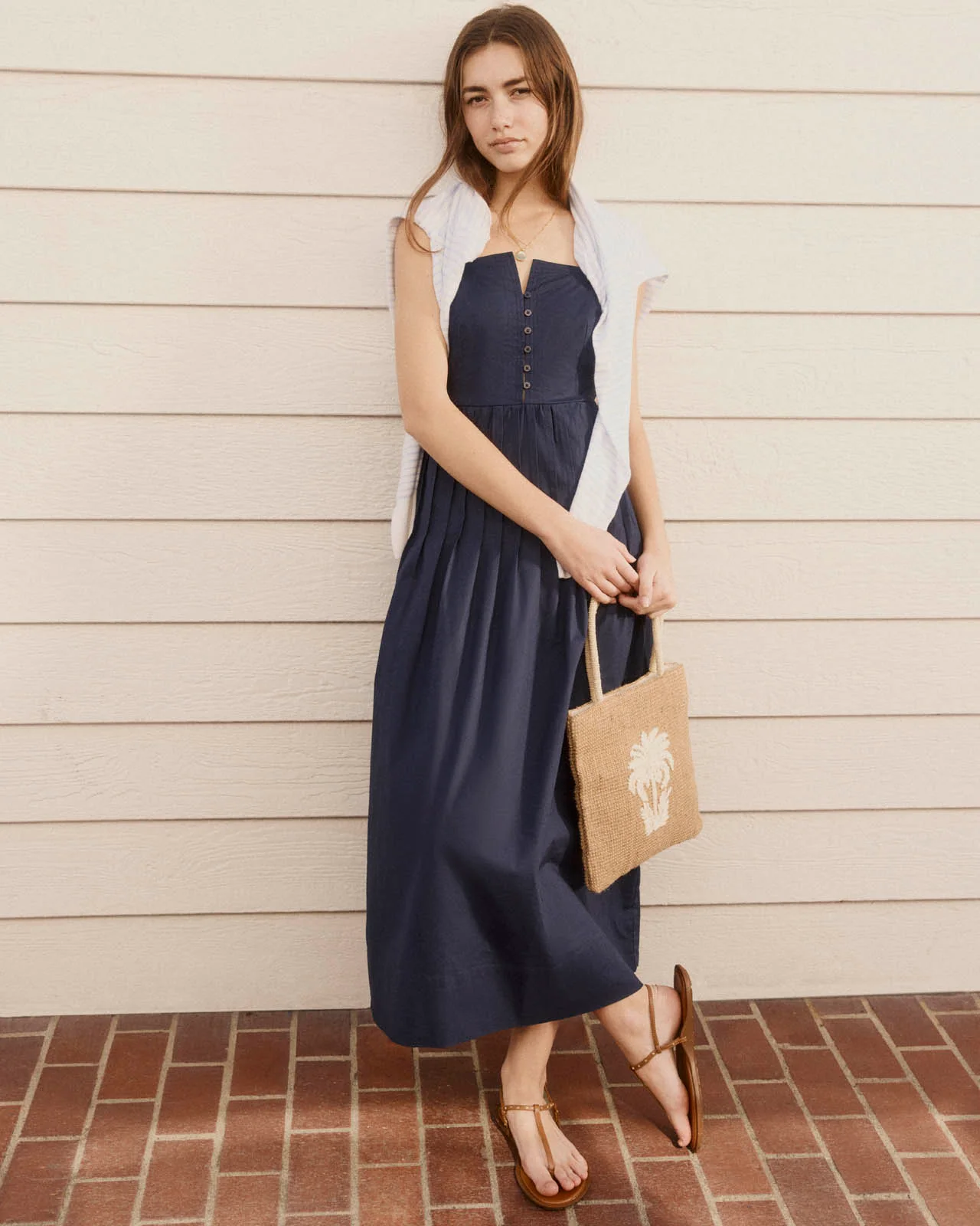 Maggie Poplin Midi Dress