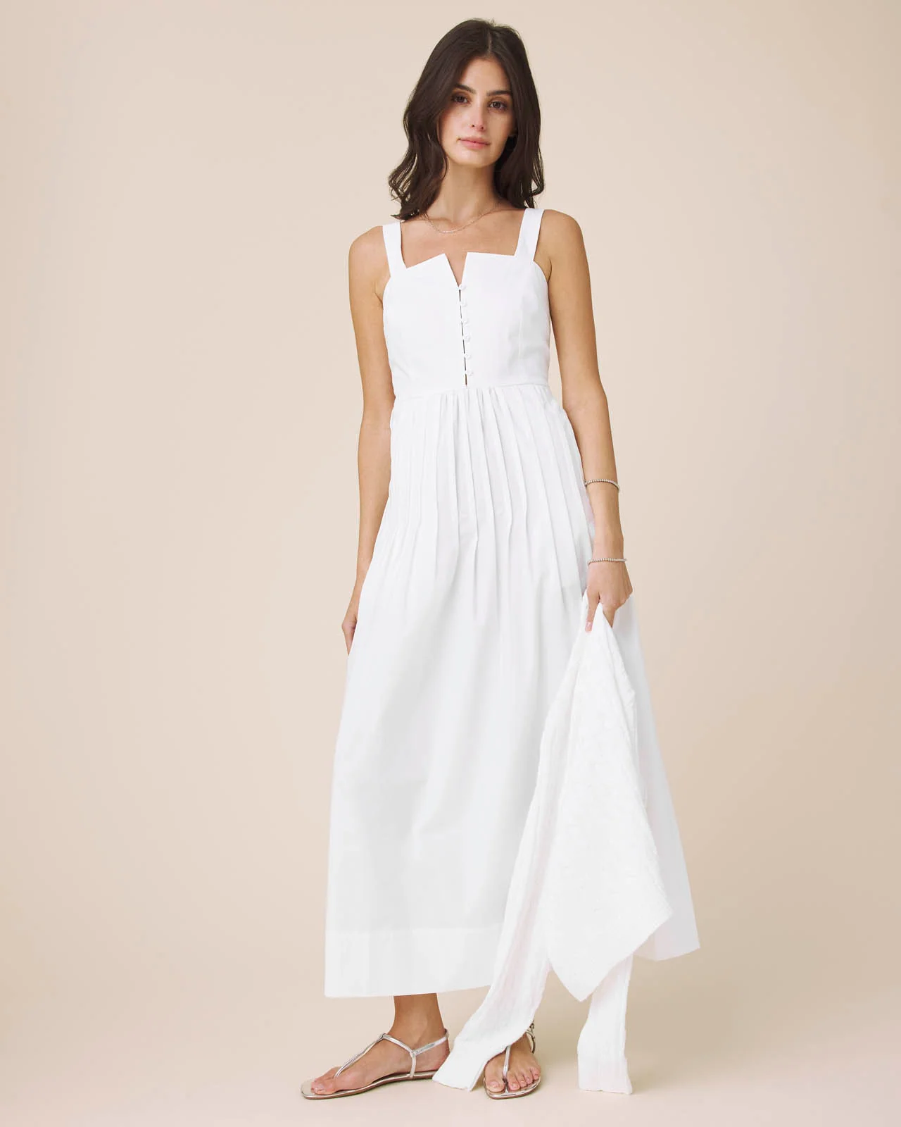 Maggie Poplin Midi Dress - Image 2
